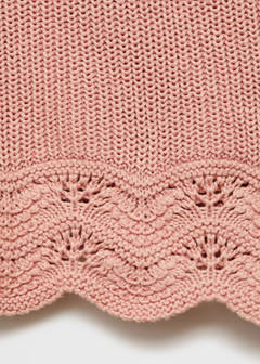Cut-out sweater — Pastel Pink 7