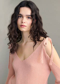 Cut-out sweater — Pastel Pink 1