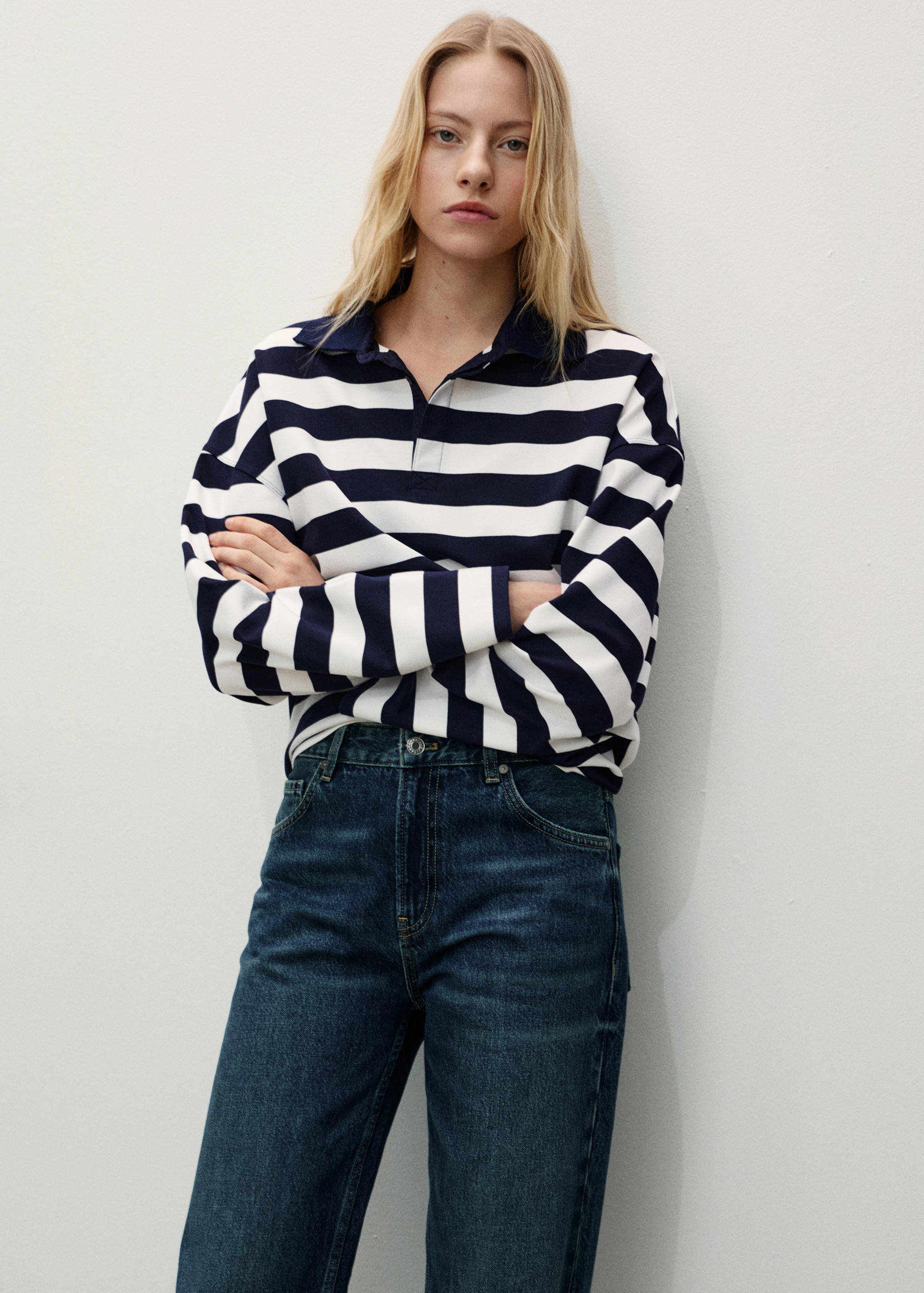 Miami medium-rise straight-fit jeans - Details of the article 1