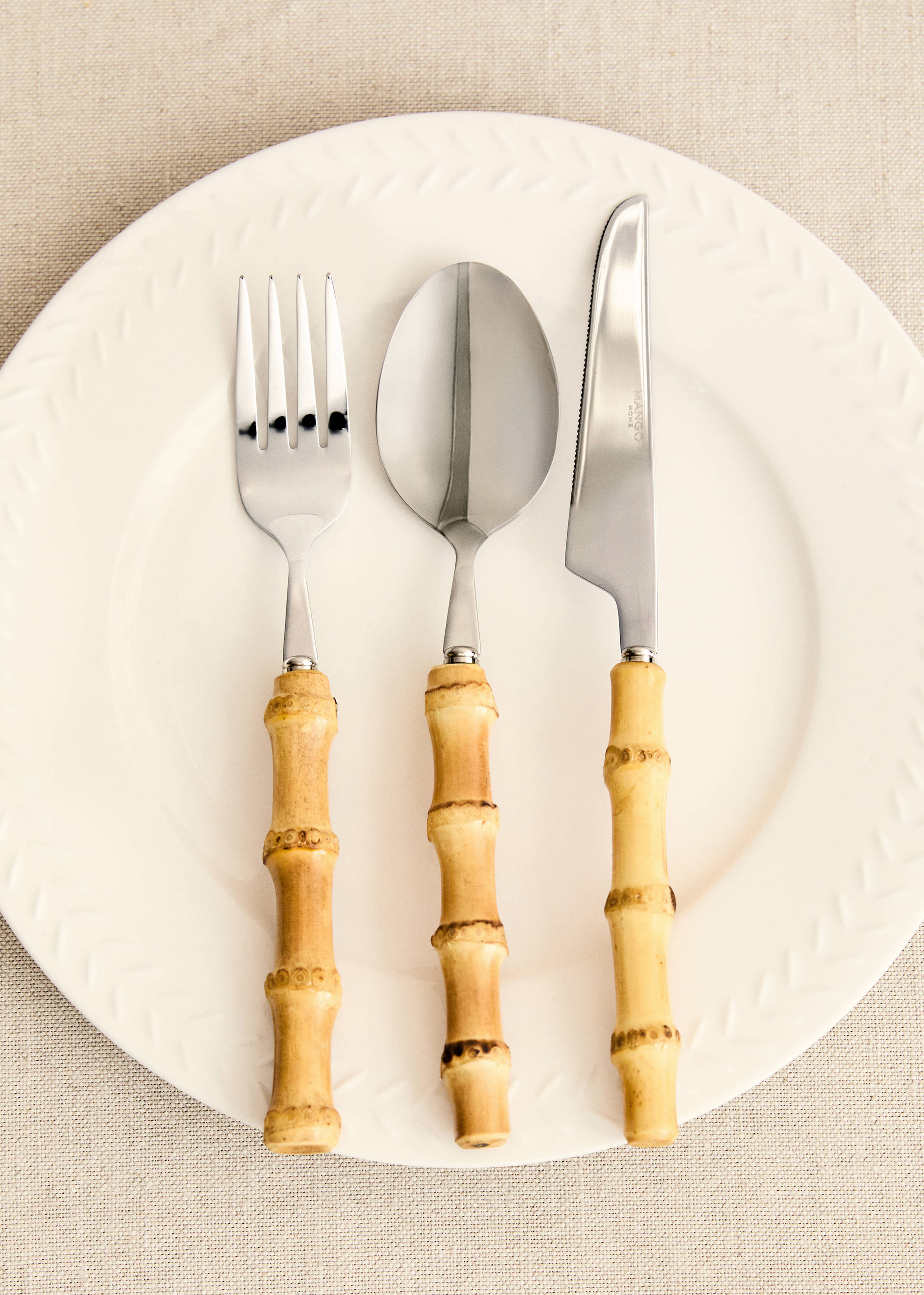 3-piece cutlery set with bamboo handles - Details of the article 7