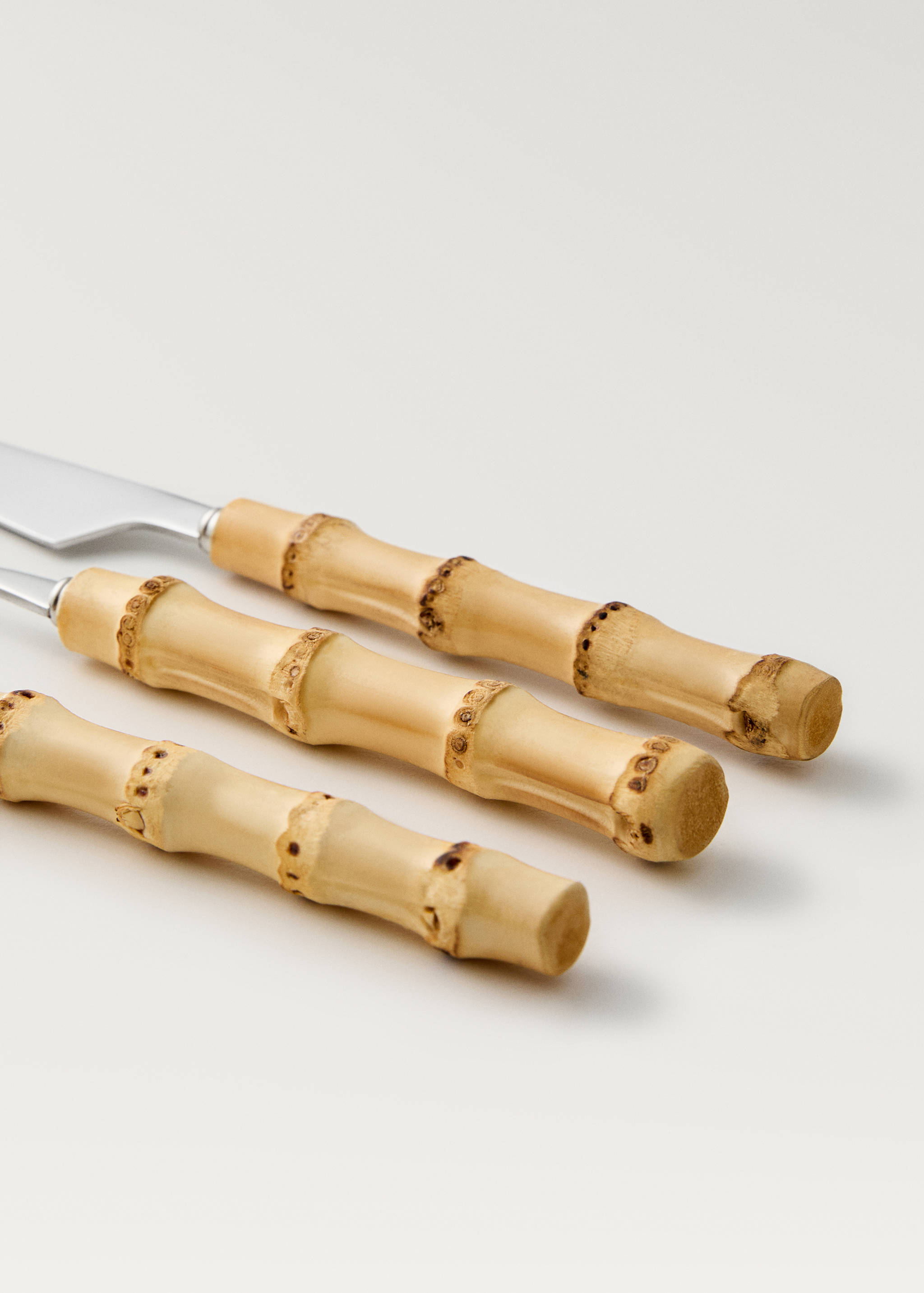3-piece cutlery set with bamboo handles - Details of the article 5