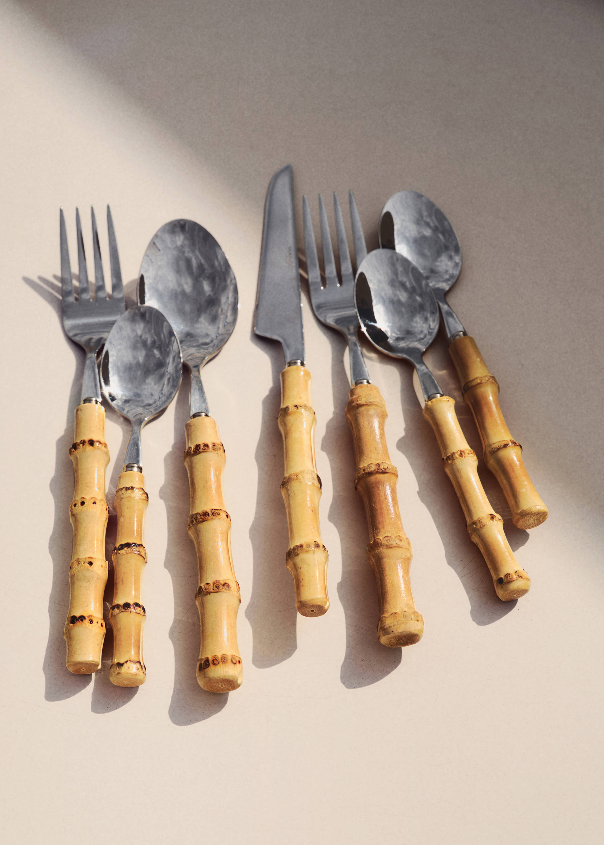 3-piece cutlery set with bamboo handles - Details of the article 6