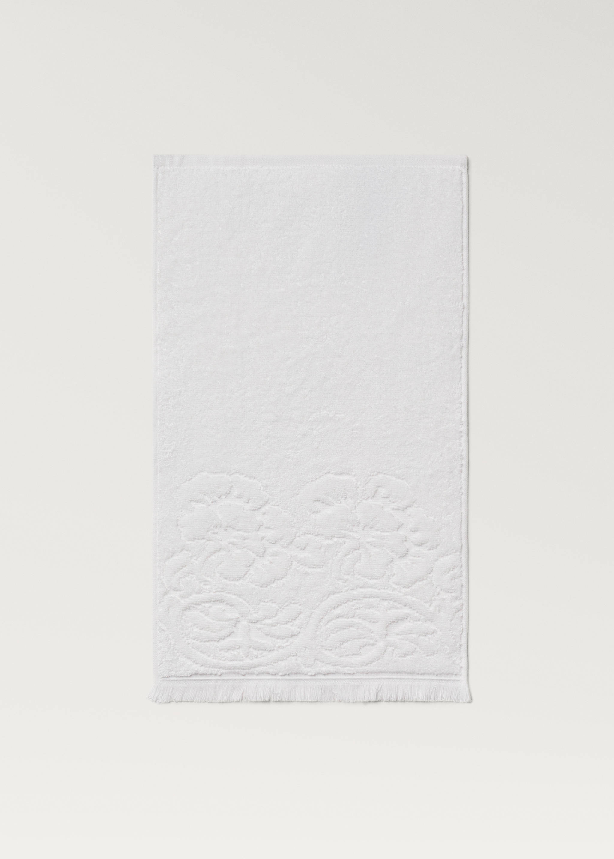 Hand towel with floral trim - Details of the article 4