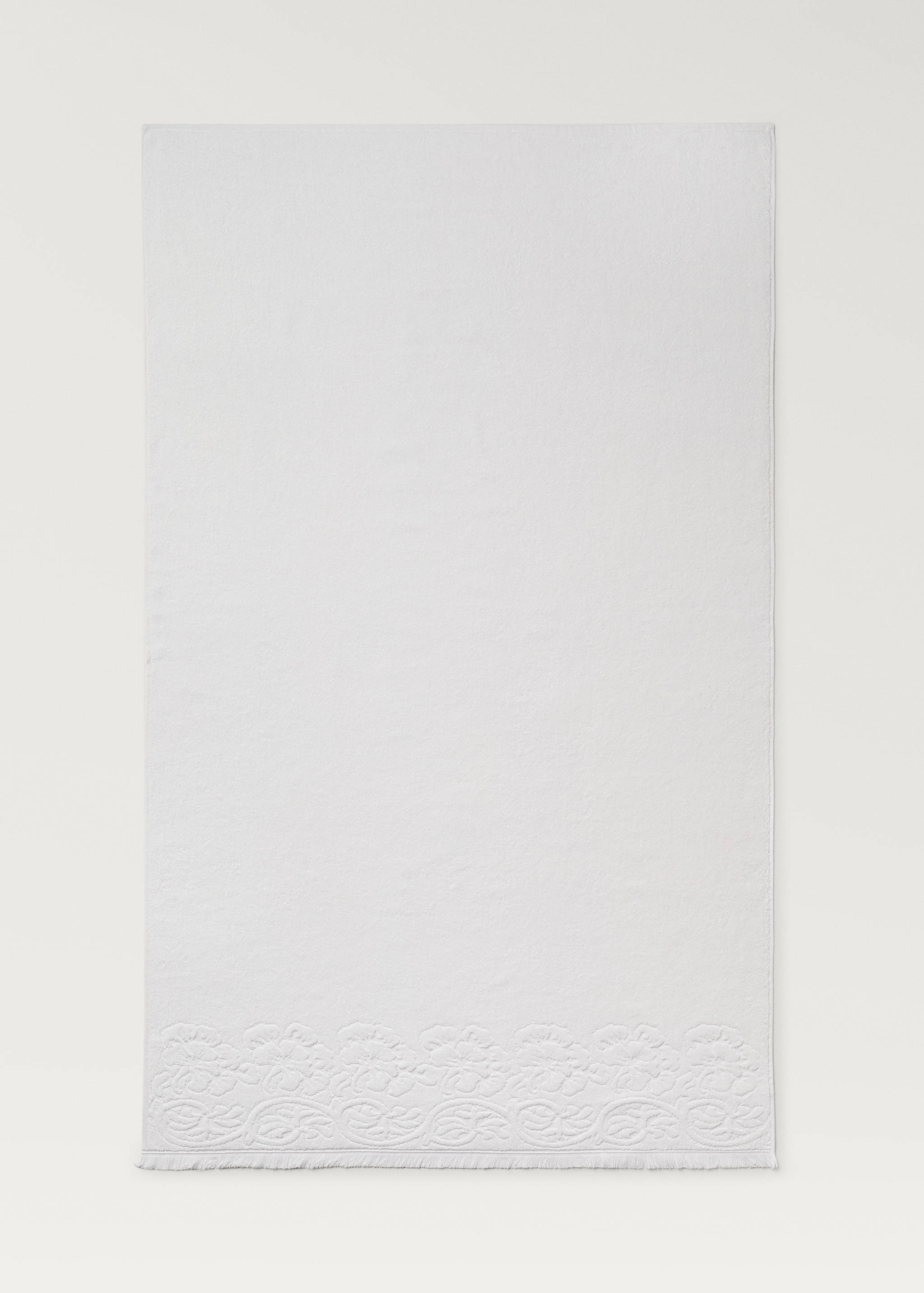 Ręcznik kąpielowy z kwiatowym motywem - Szczegóły artykułu 4