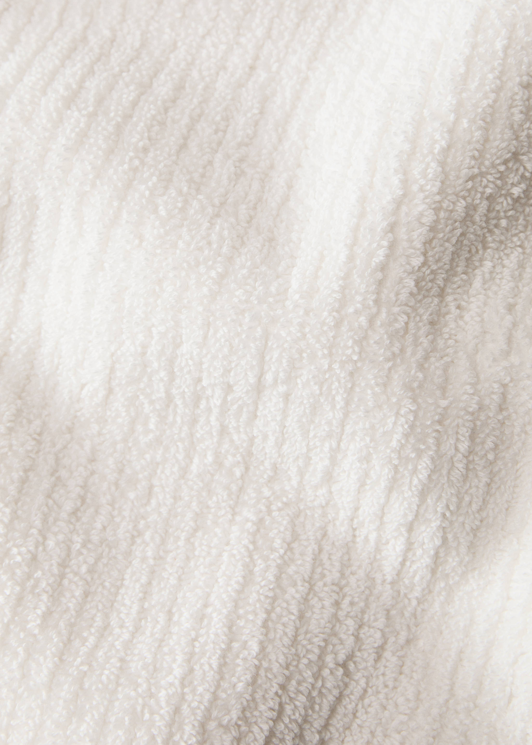 Drap de bain relief rayures franges - Détail de l'article 3