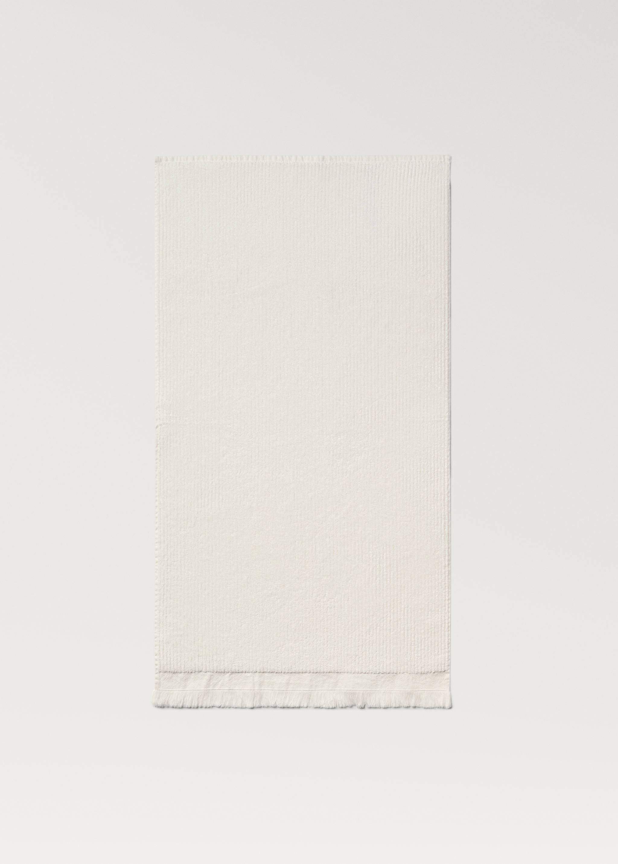 Toalla lavabo relieve rayas flecos - Detalle del artículo 4