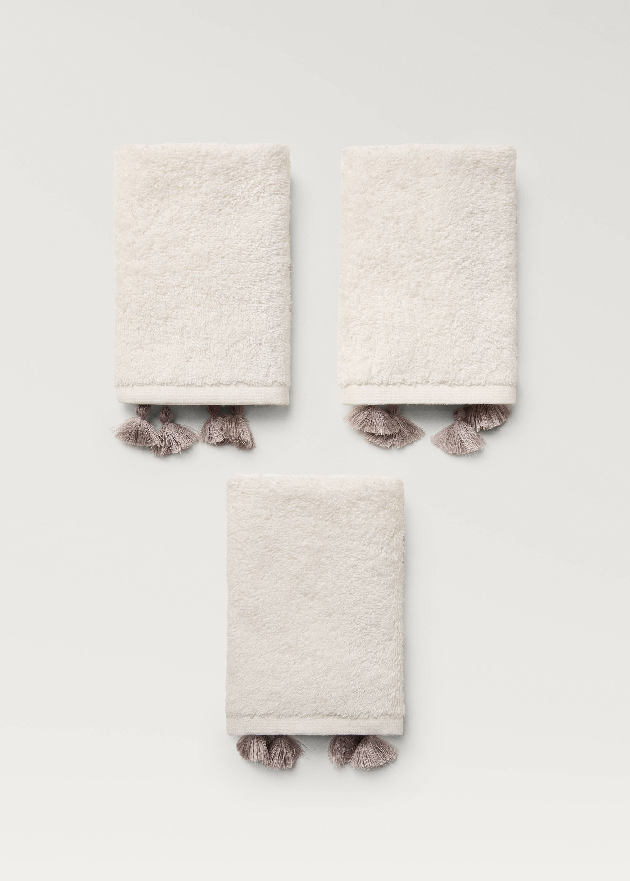 3 db kontrasztos pomponos törölközőt tartalmazó csomag - A termék adatai 1