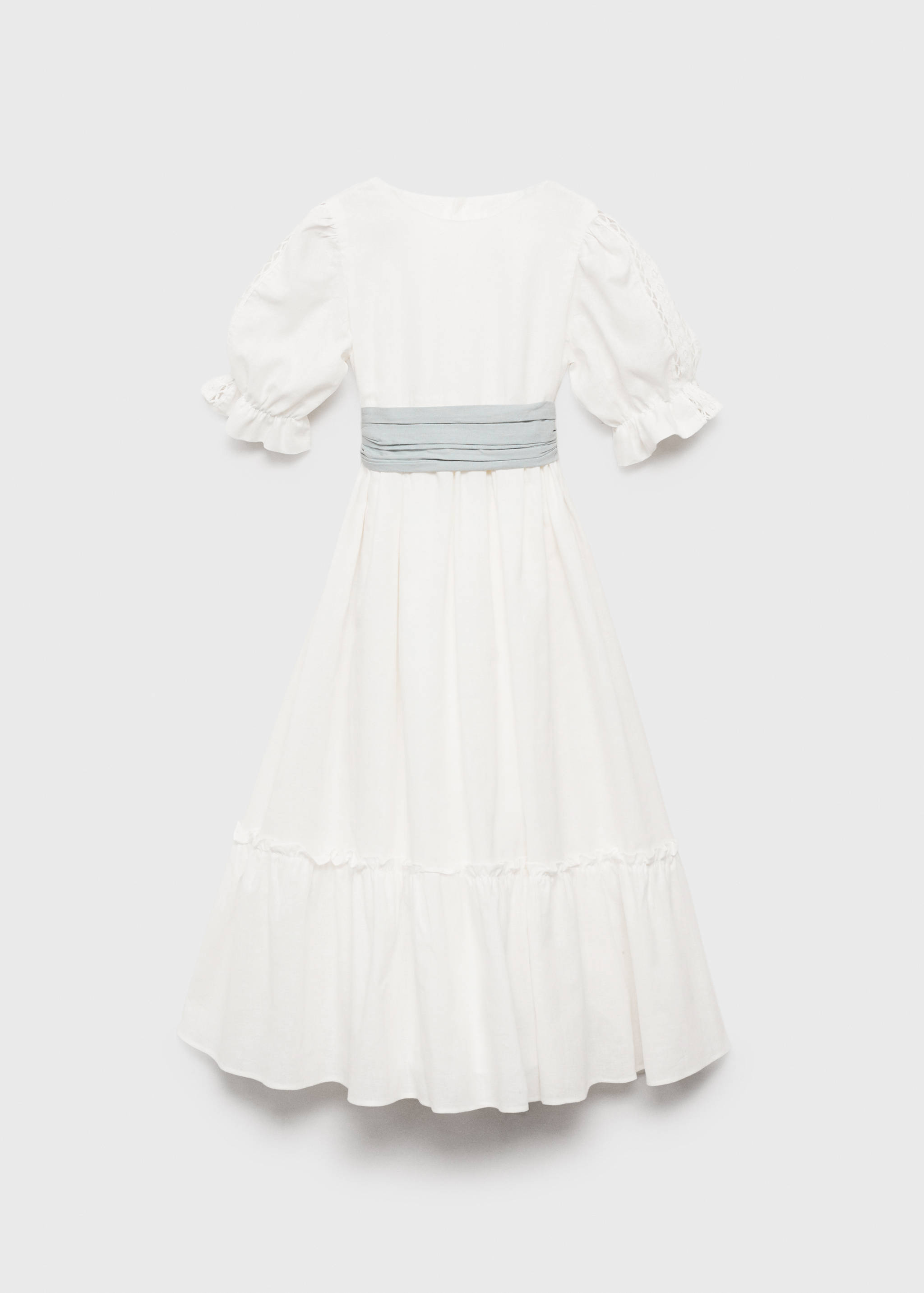 Ruffled linen dress - Article without model