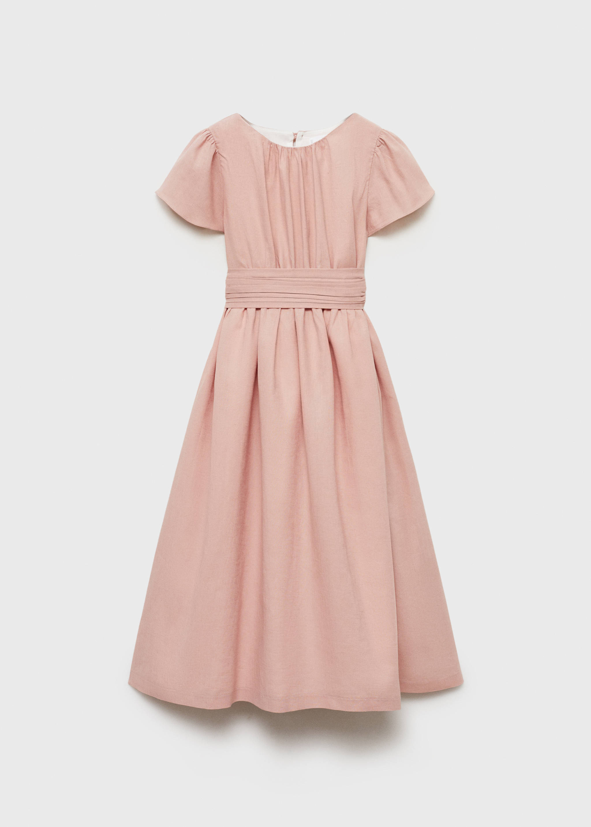 Linen dress with back opening - Article without model