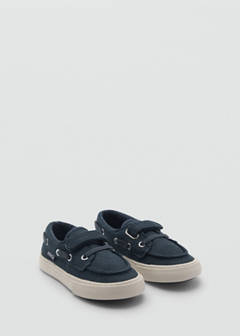 Nautical velcro trainers — Blue 3