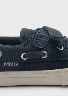 Nautical velcro trainers — Blue 5
