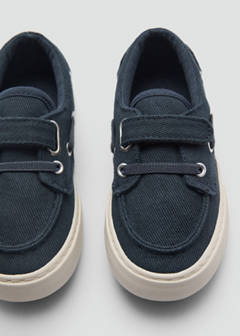 Nautical velcro trainers — Blue 6