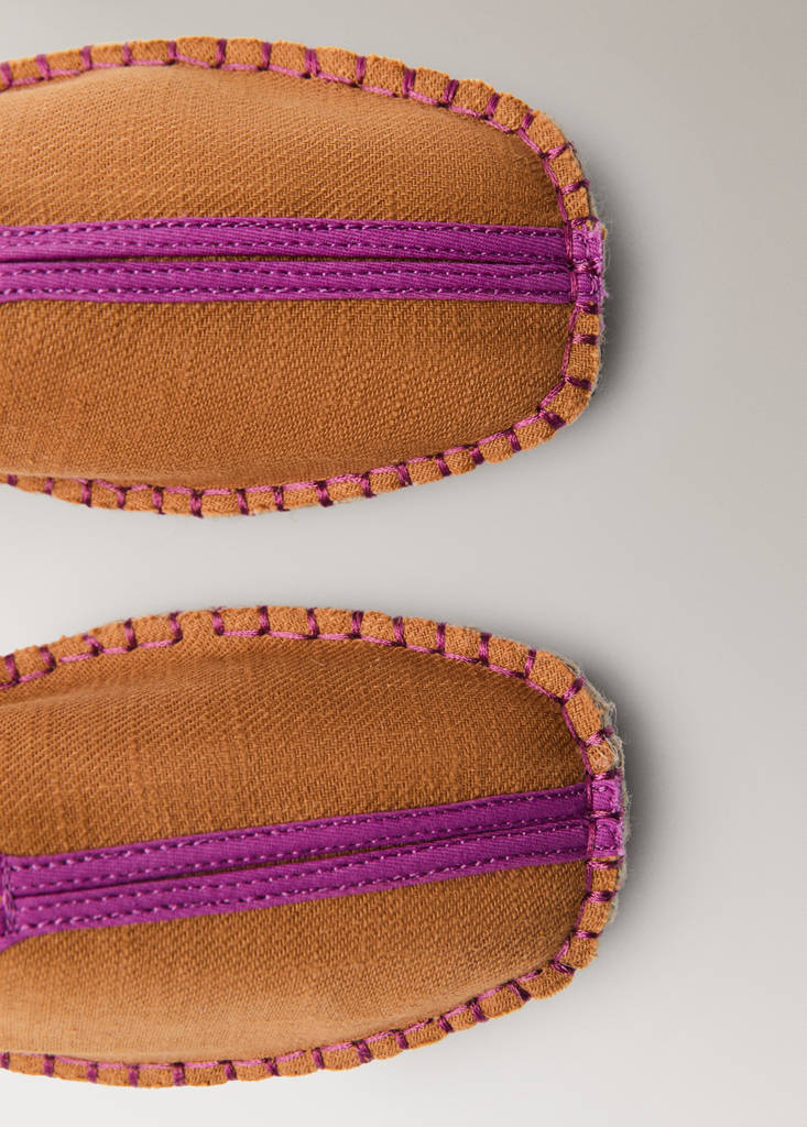Sneakers pala detail contratono — Ochre