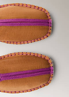 Sneakers pala detail contratono — Ochre 4