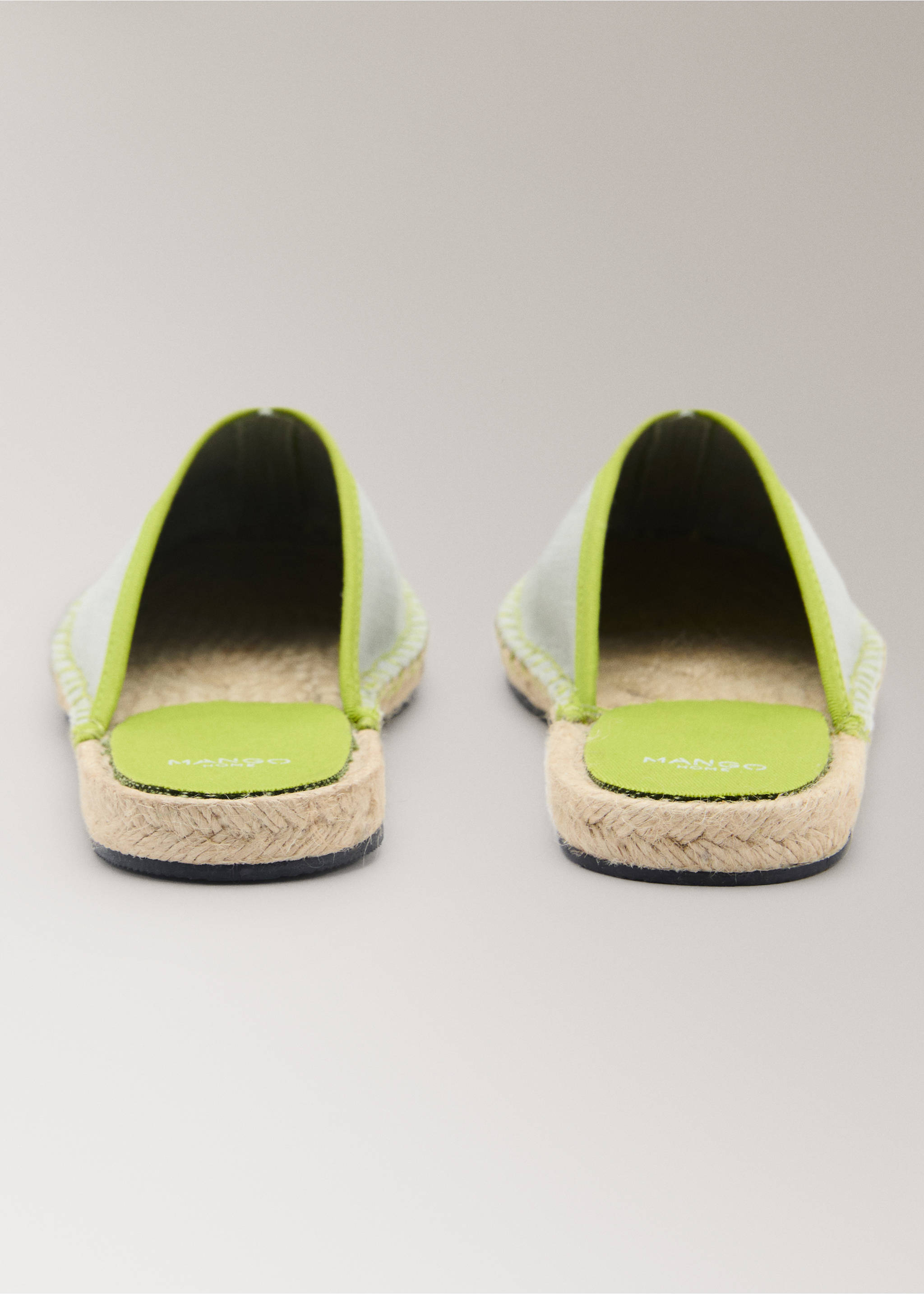Two-tone sneakers with spade detail - Details of the article 2, Pastel Green. Ref: 87023650-00.