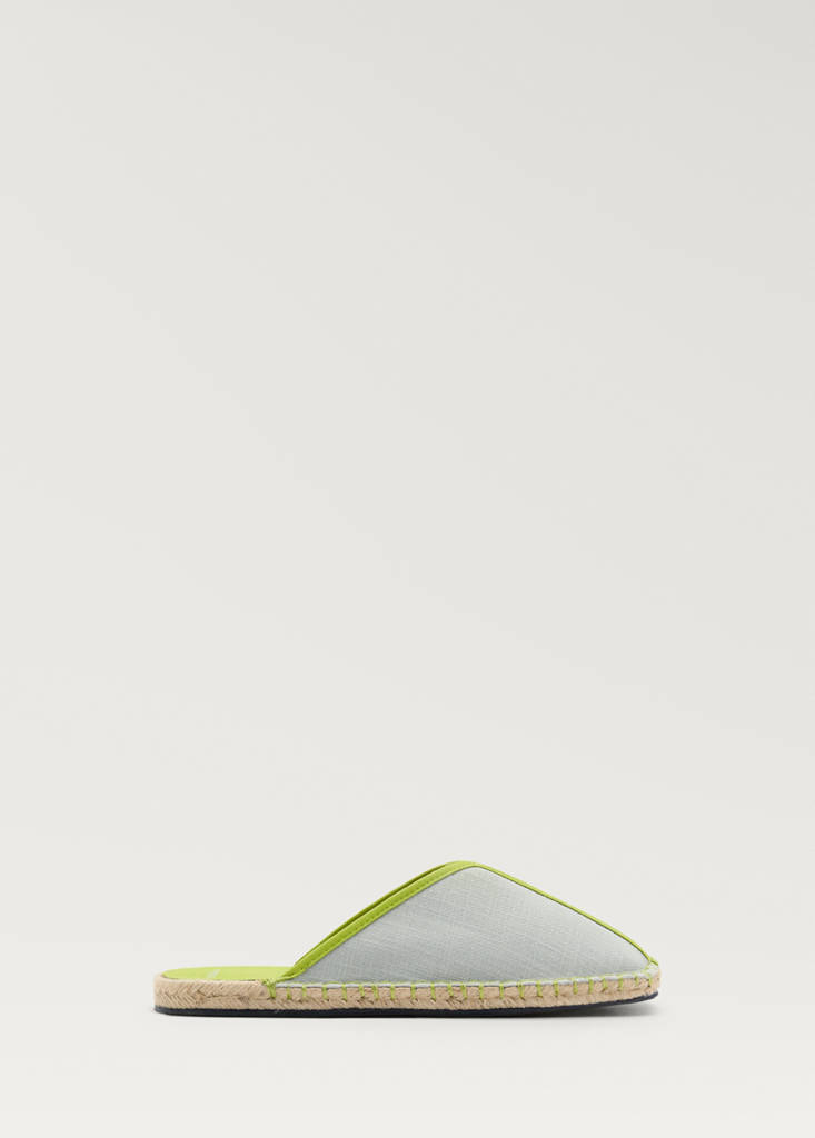 Sneakers pala detail contratono — Pastel Green