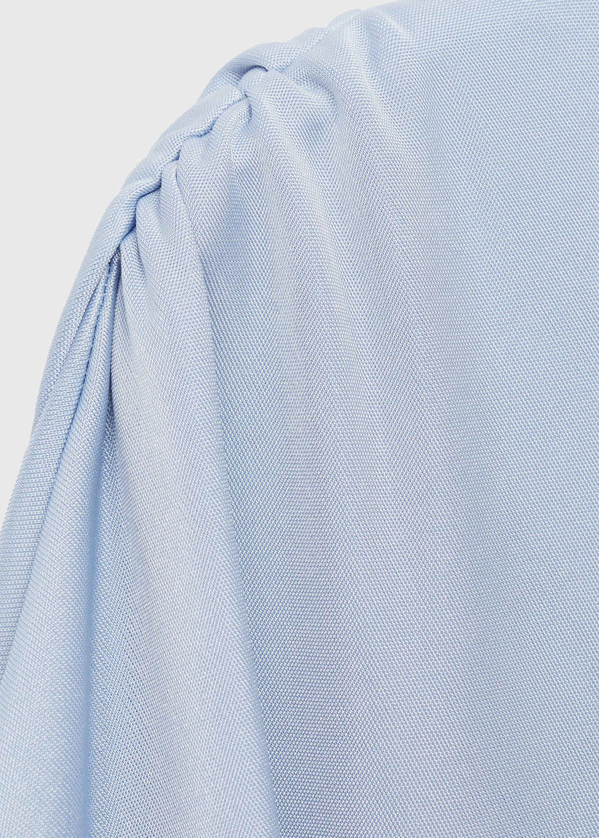 Asymmetric draped gown - Details of the article 8