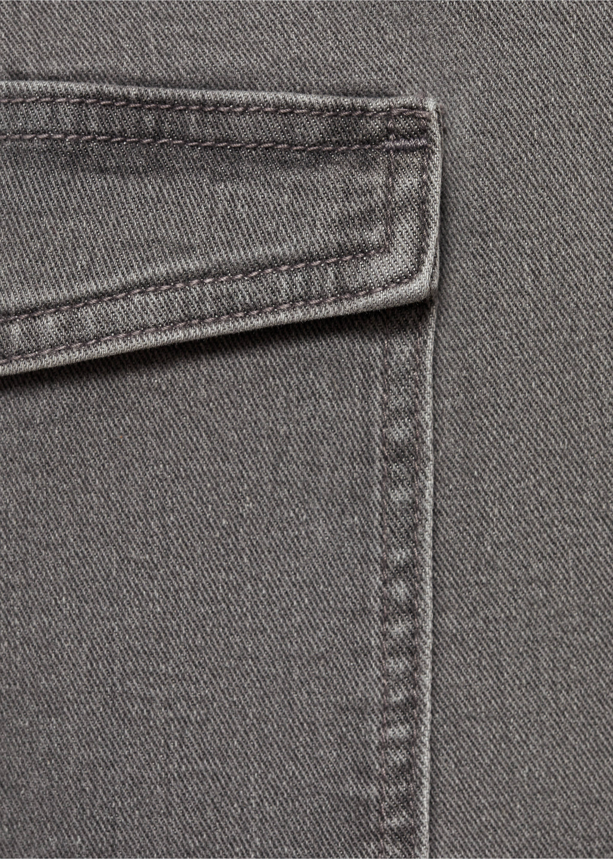Minifalda cargo - Detalle del artículo 8, Gris. Ref: 87024066-00.