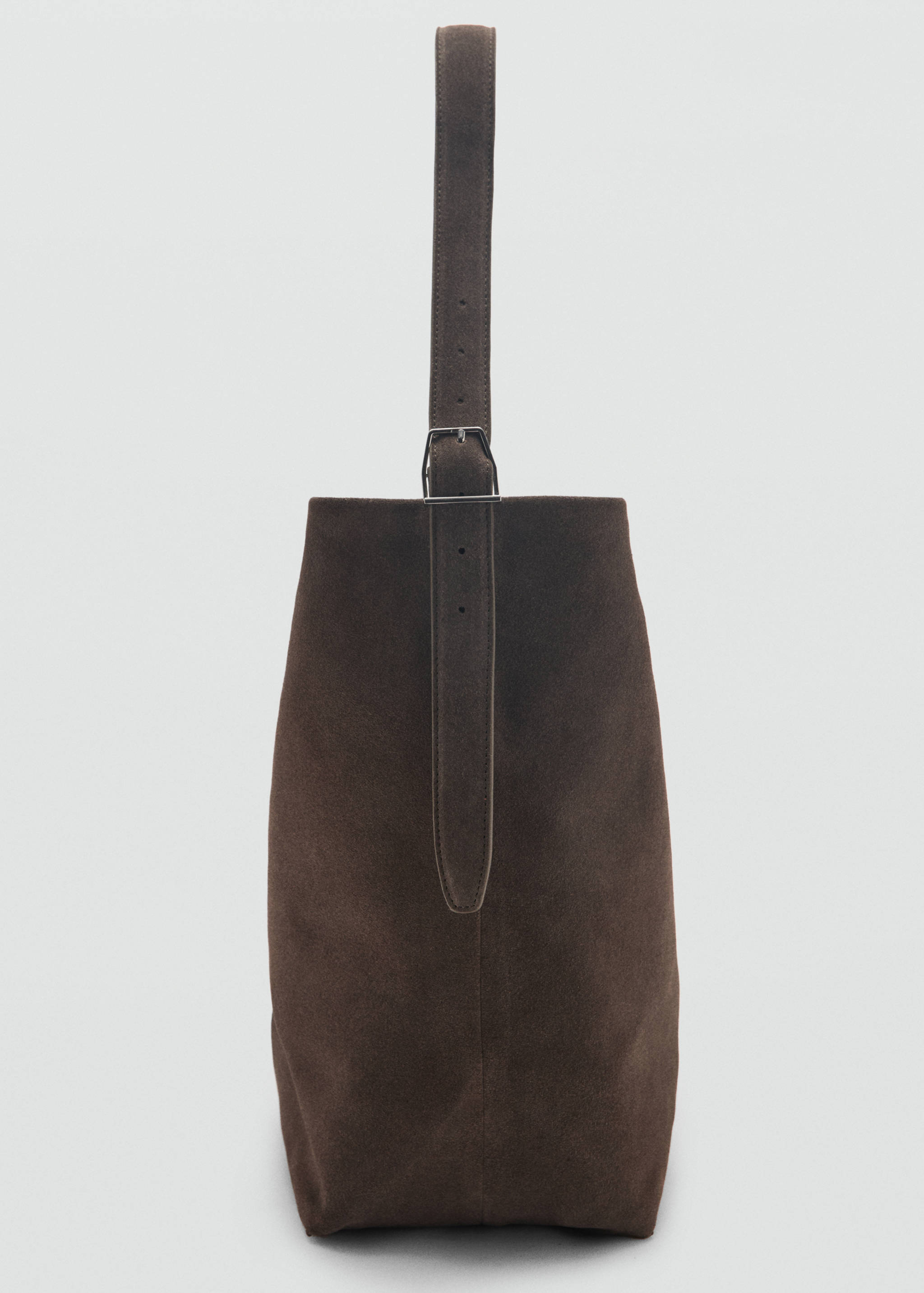 Suede shopper bag - Details of the article 1