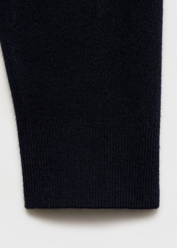 Zip neck jumper — Dark Navy