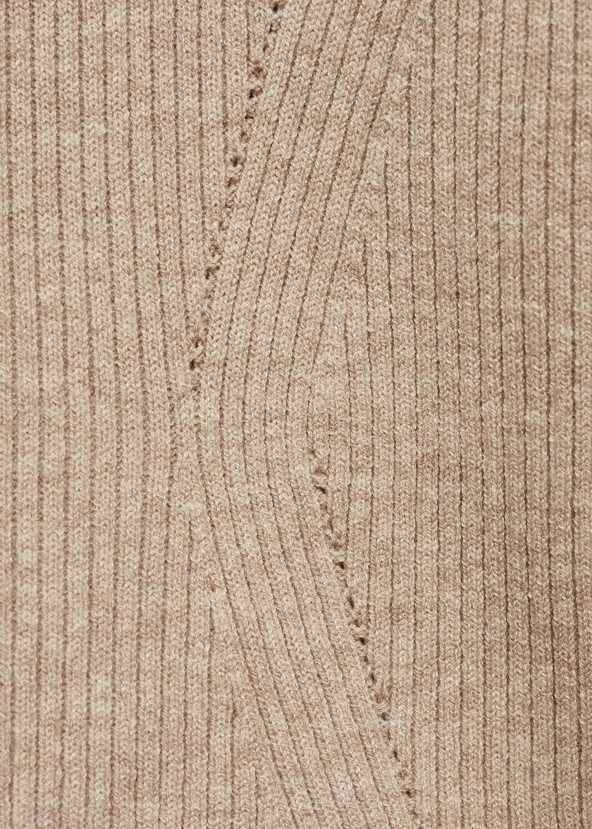 Ribbed hooded sweater — Light/Pastel Grey