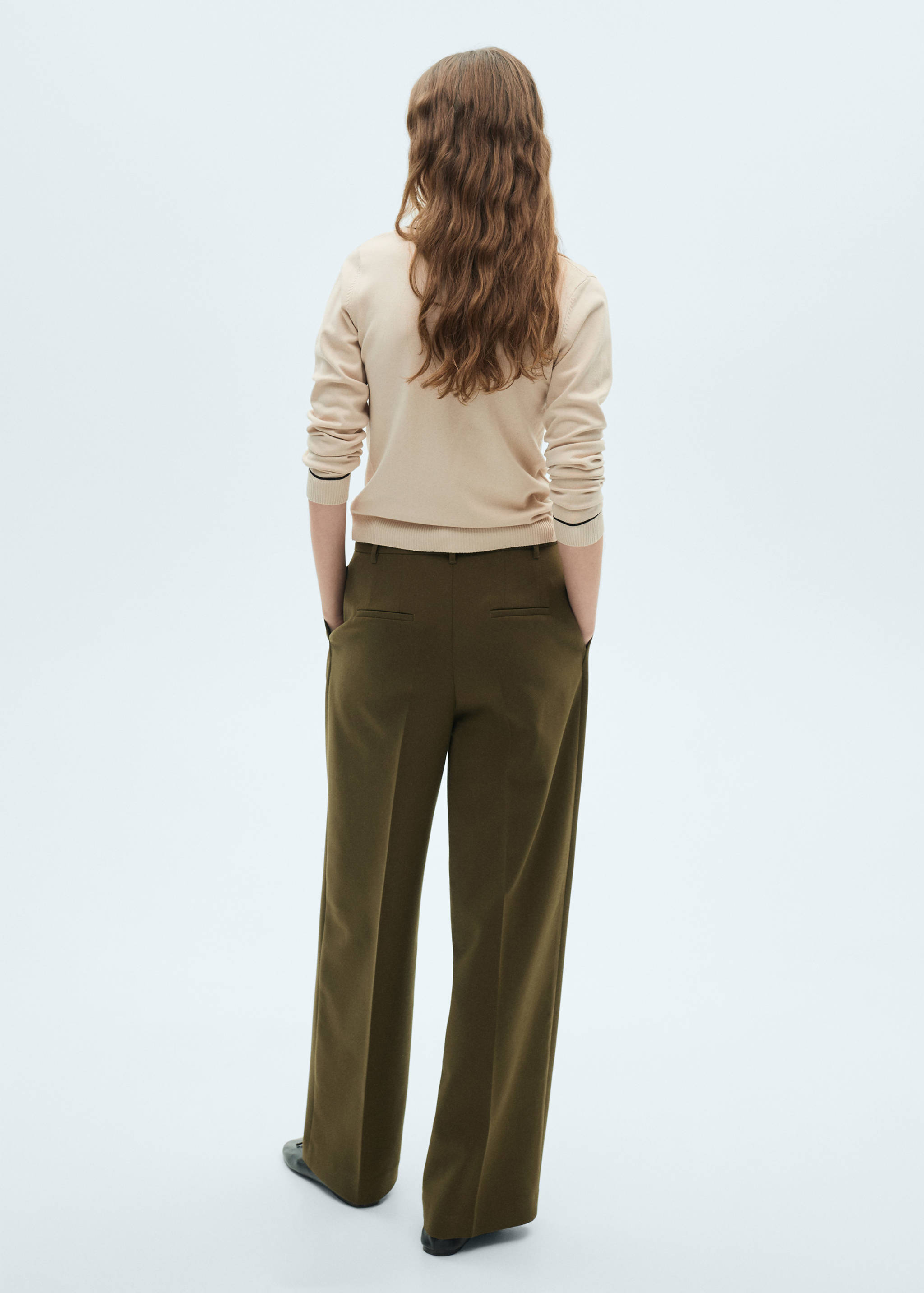 Pull revers contrastés liserés - Verso de l’article