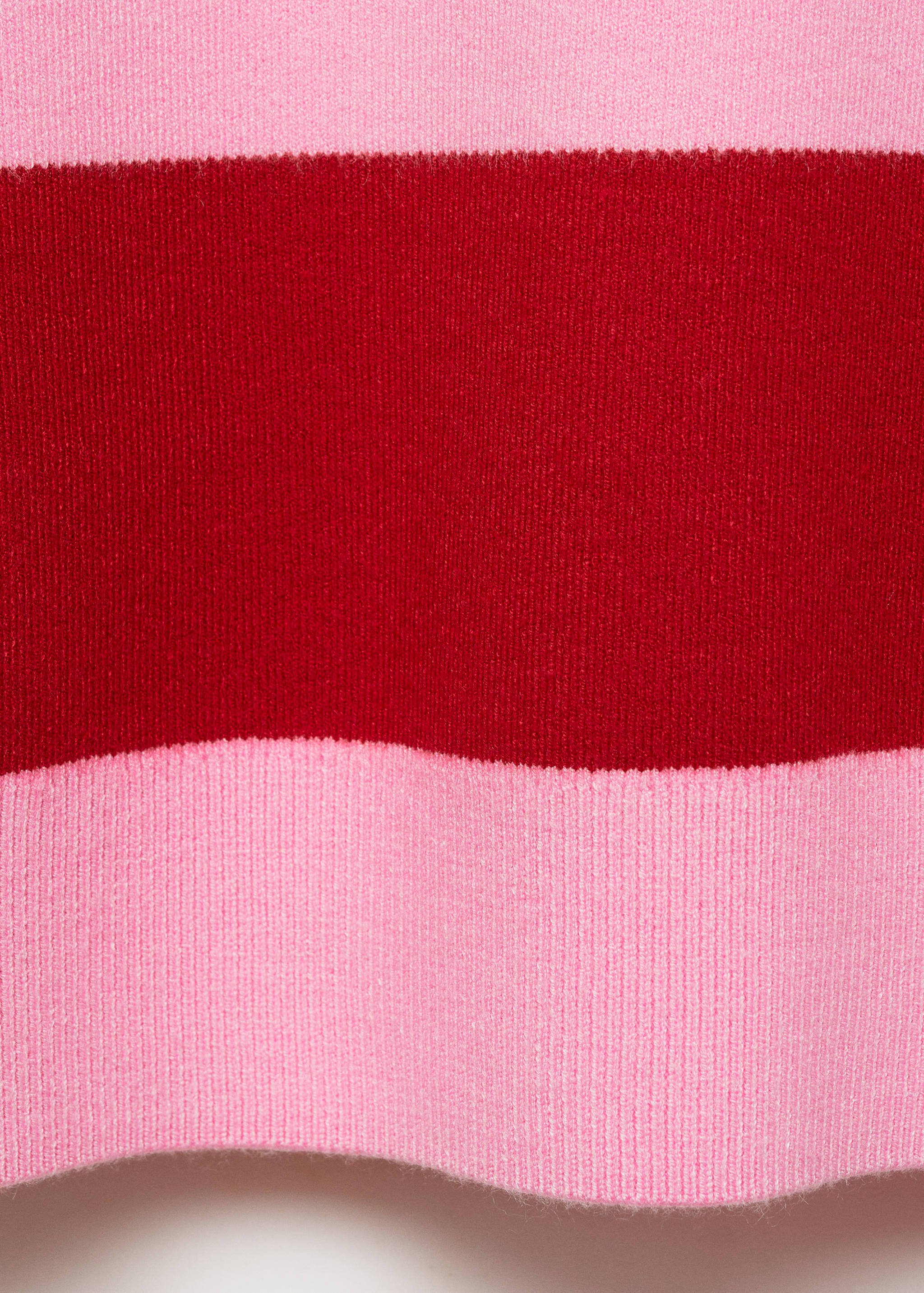 Round-neck striped sweater - Details of the article 0