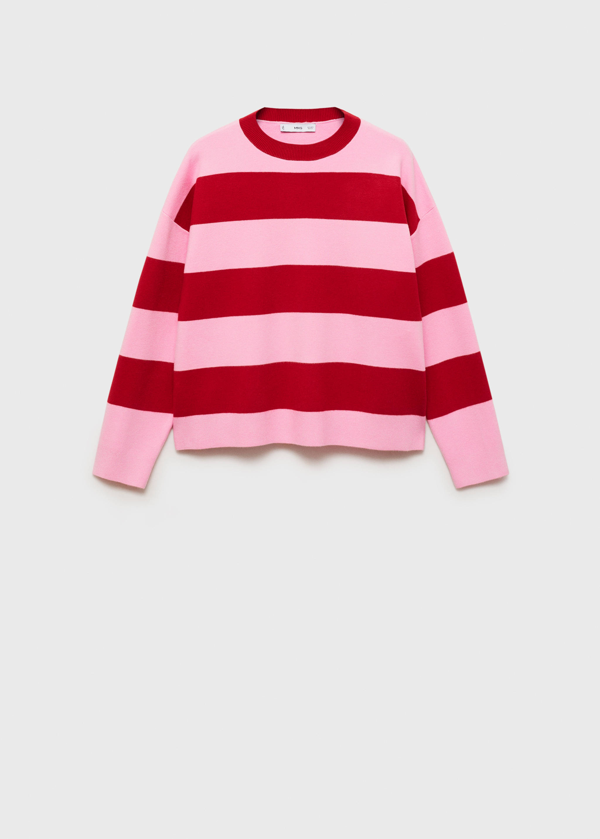 Round-neck striped sweater - Article without model