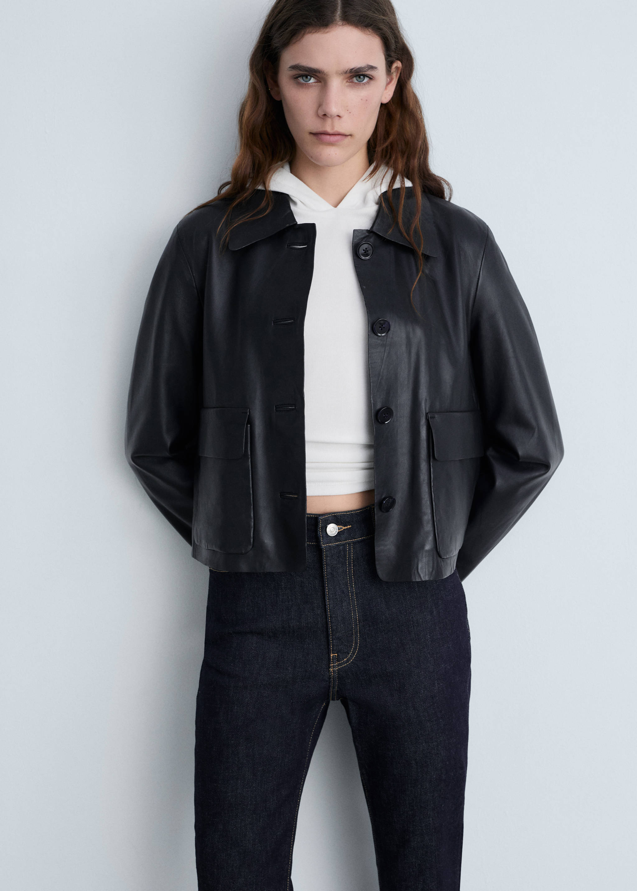 Claudia slim-fit cropped rinse-wash jeans - Details of the article 1