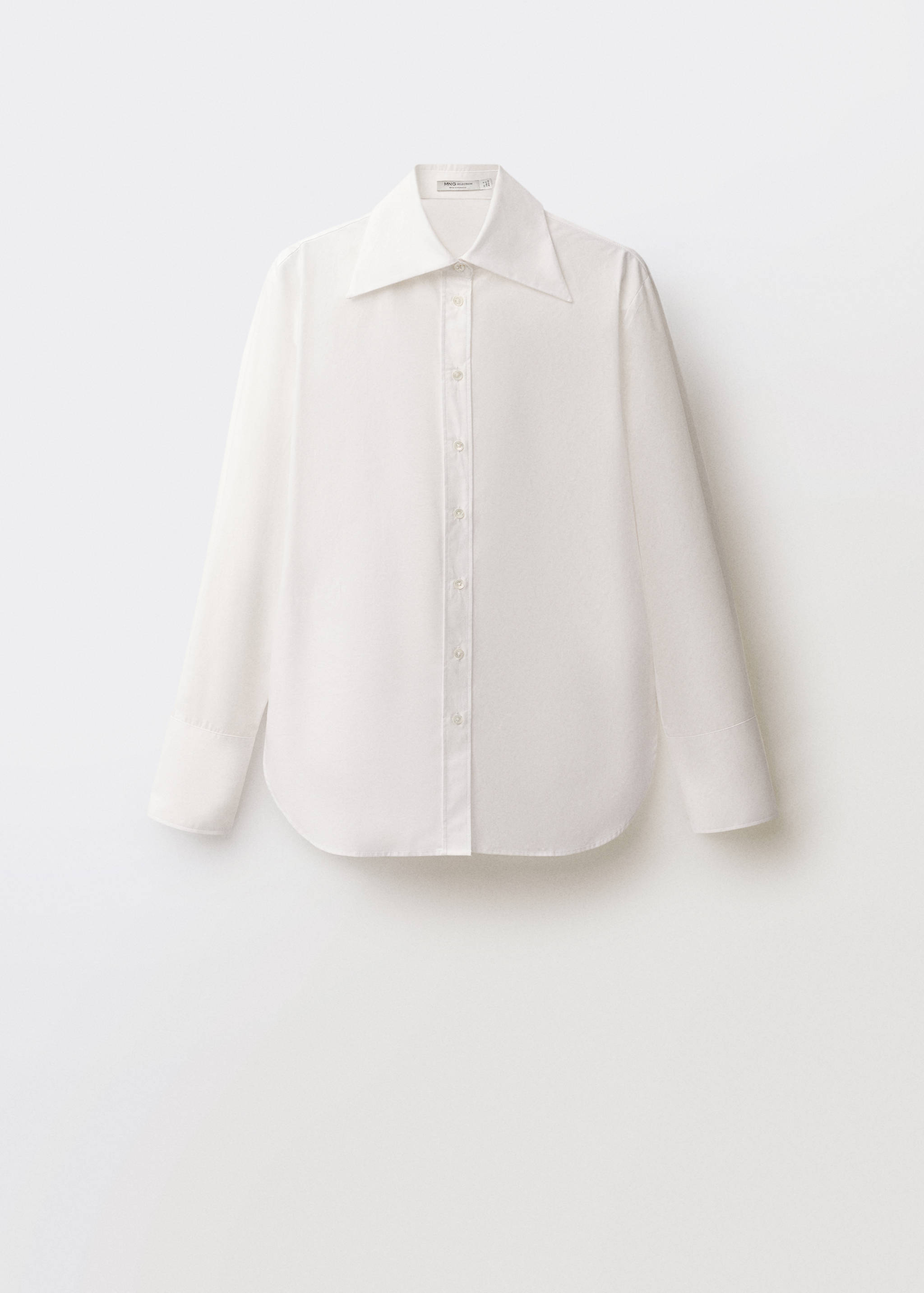 Oversize cotton shirt - Article without model