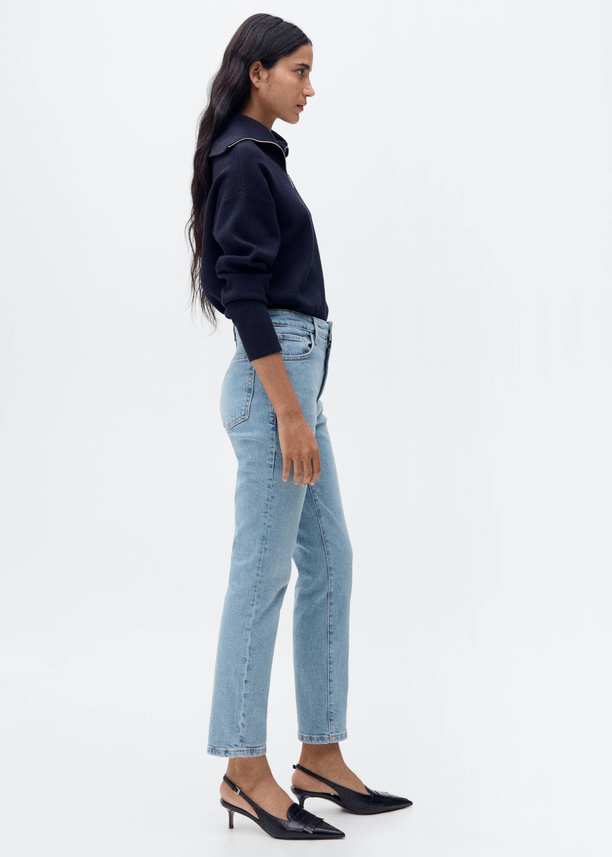 Claudia slim-fit cropped jeans - Details of the article 2
