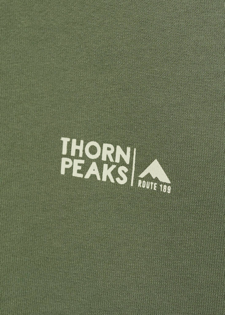 Message cotton sweatshirt — Mint Green