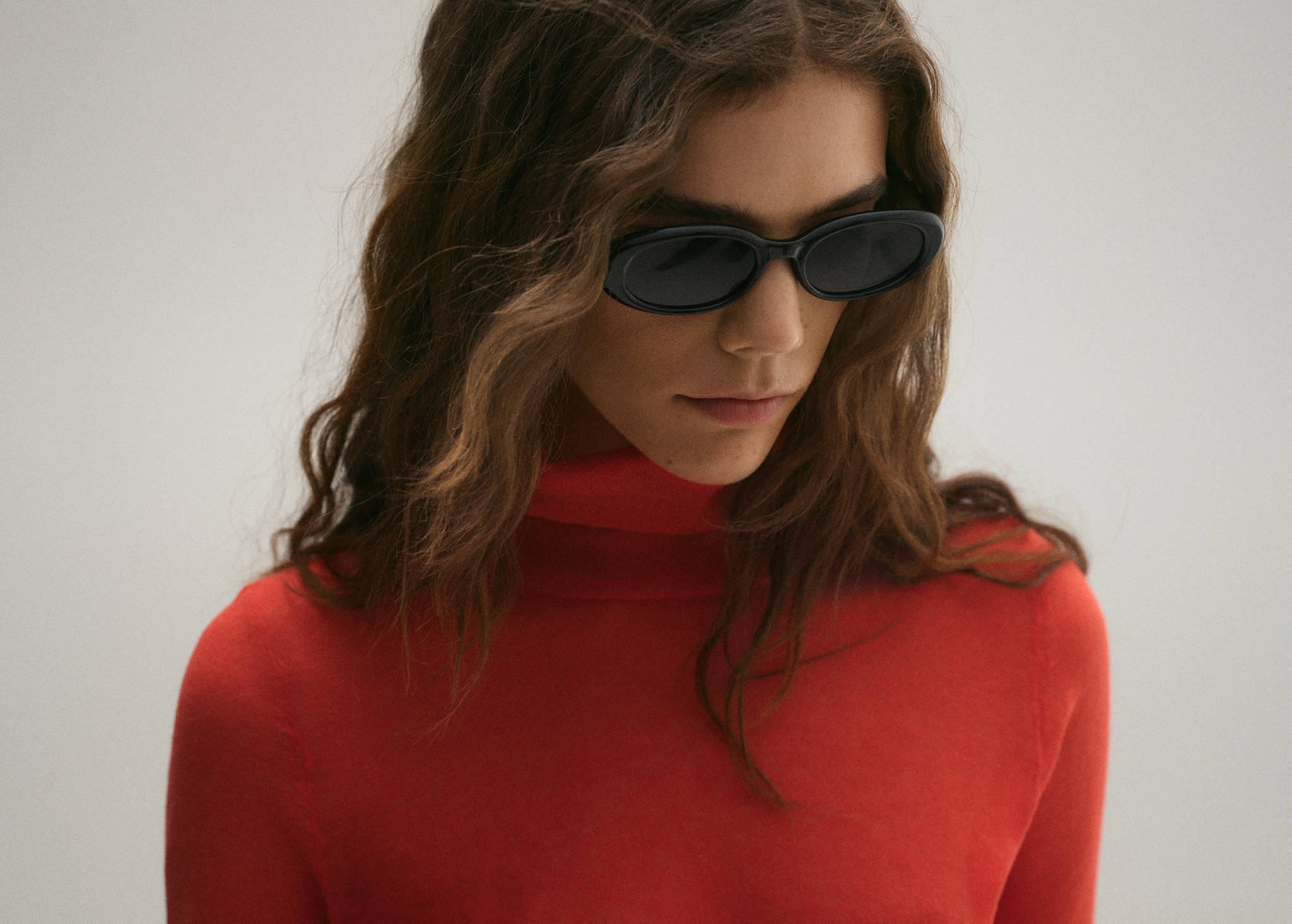 Oval-frame sunglasses - Panoramic plane