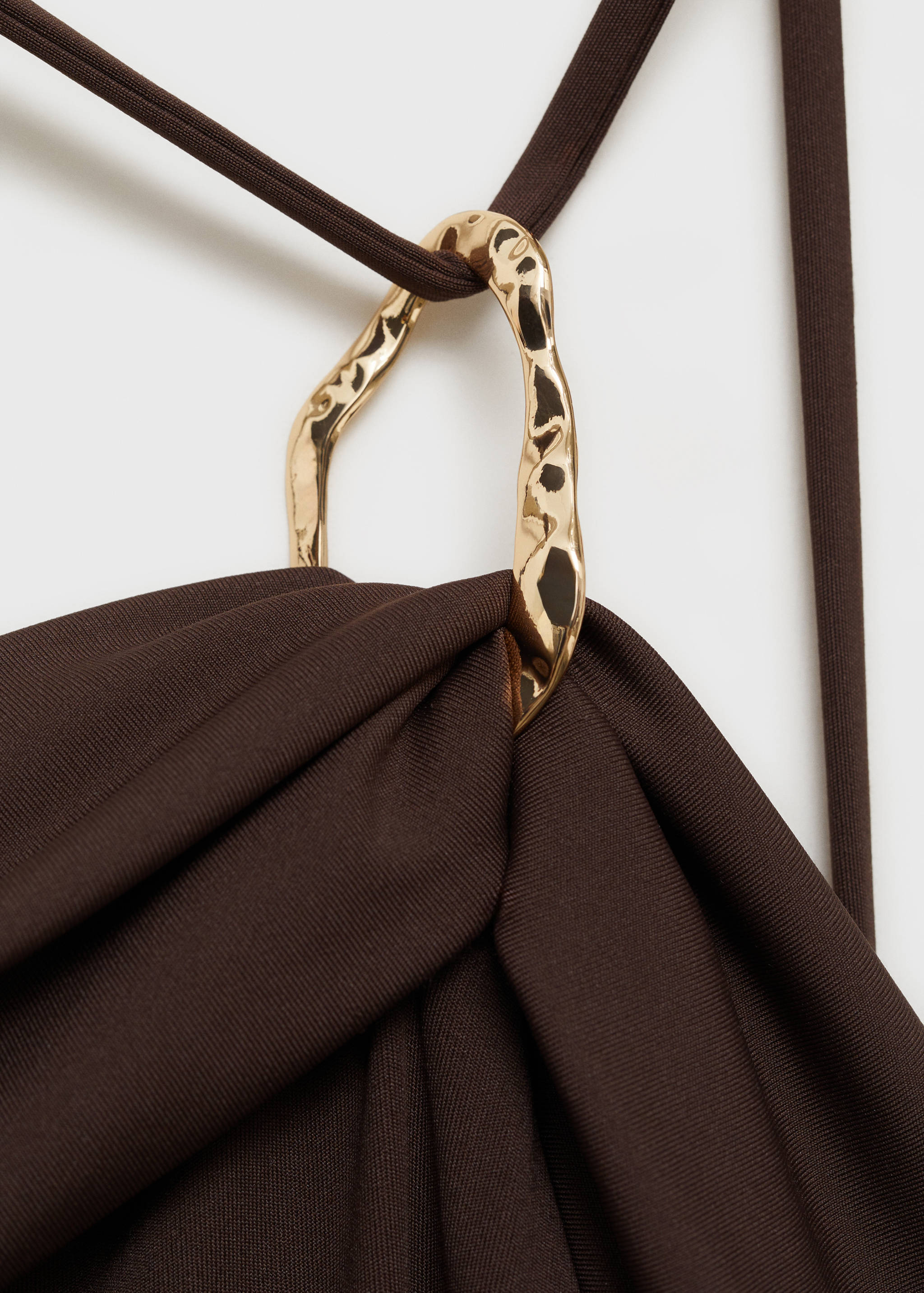 Asymmetrical swimsuit with hoop - Details of the article 8