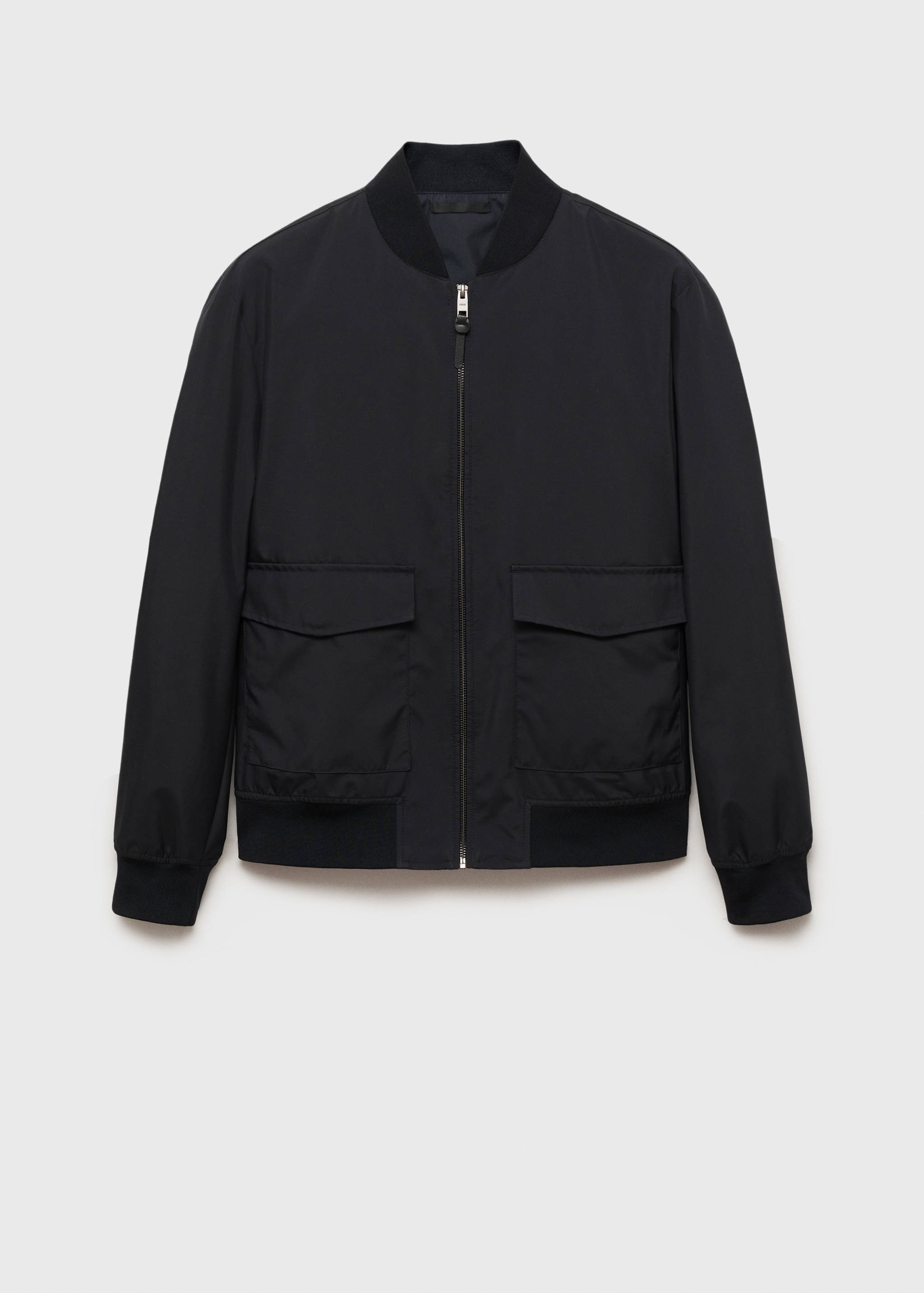 Water-repellent bomber jacket with pockets - Article without model