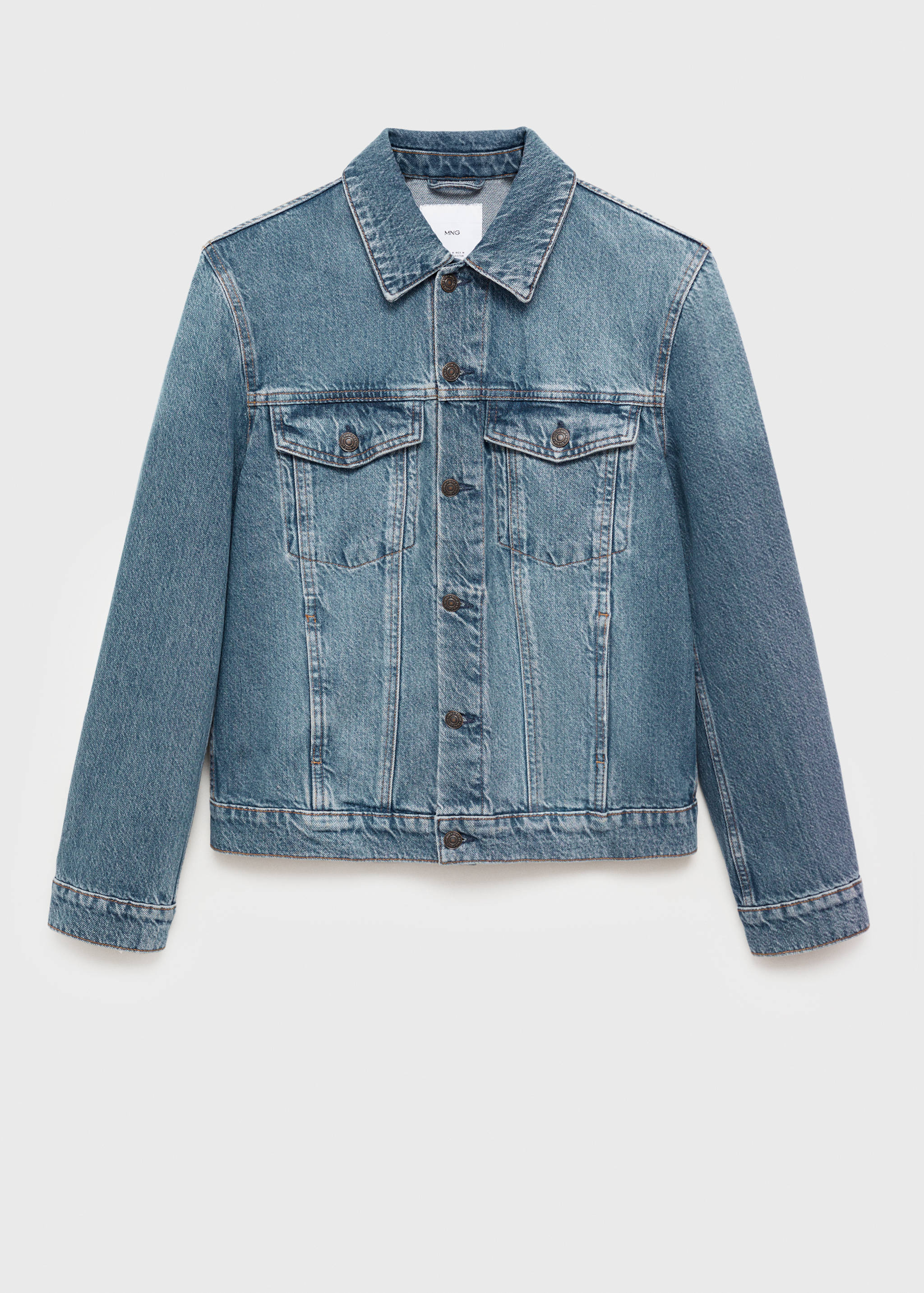 Veste en jean effet usé - Article sans modèle