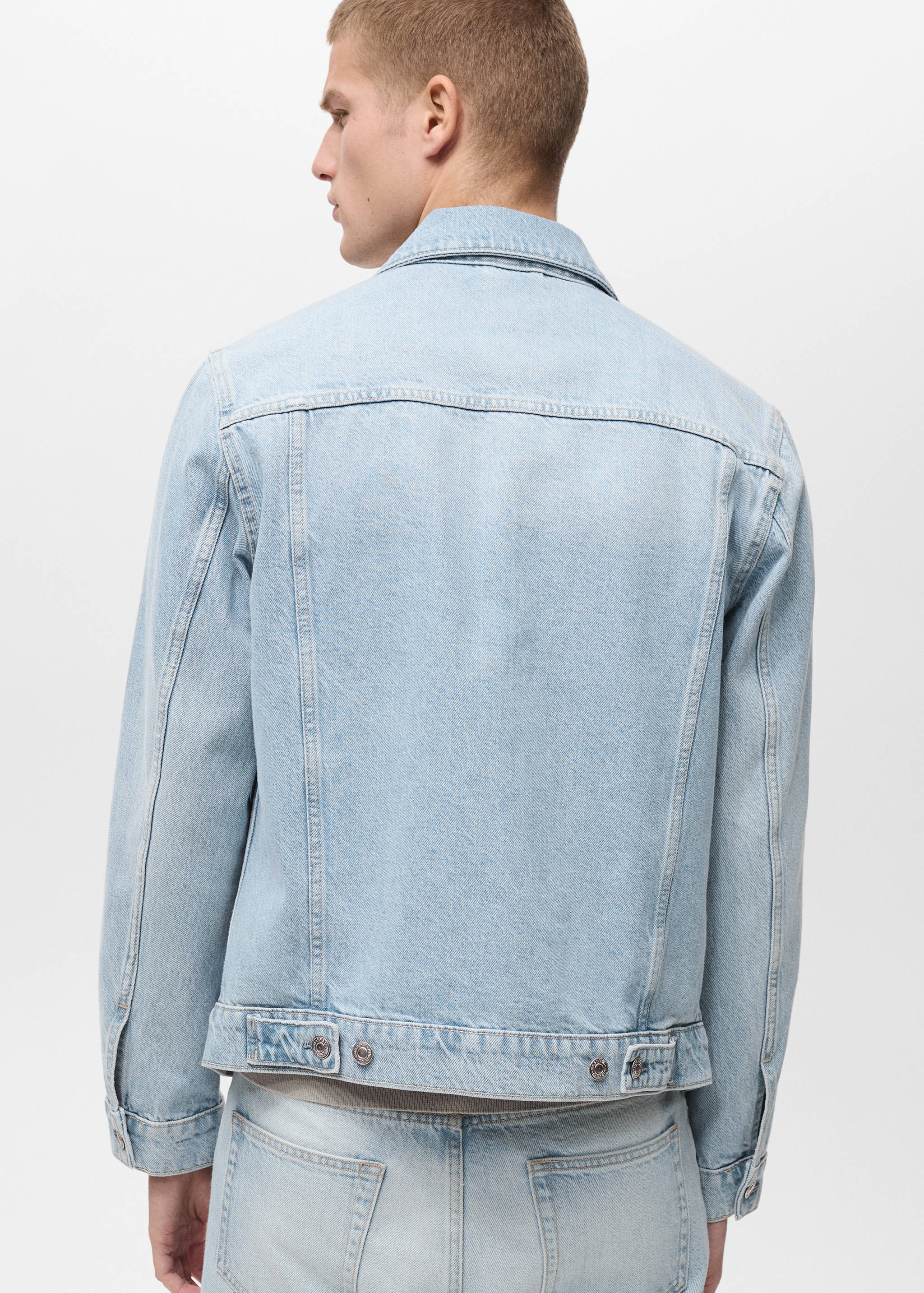 Blouson en jean poches - Verso de l’article
