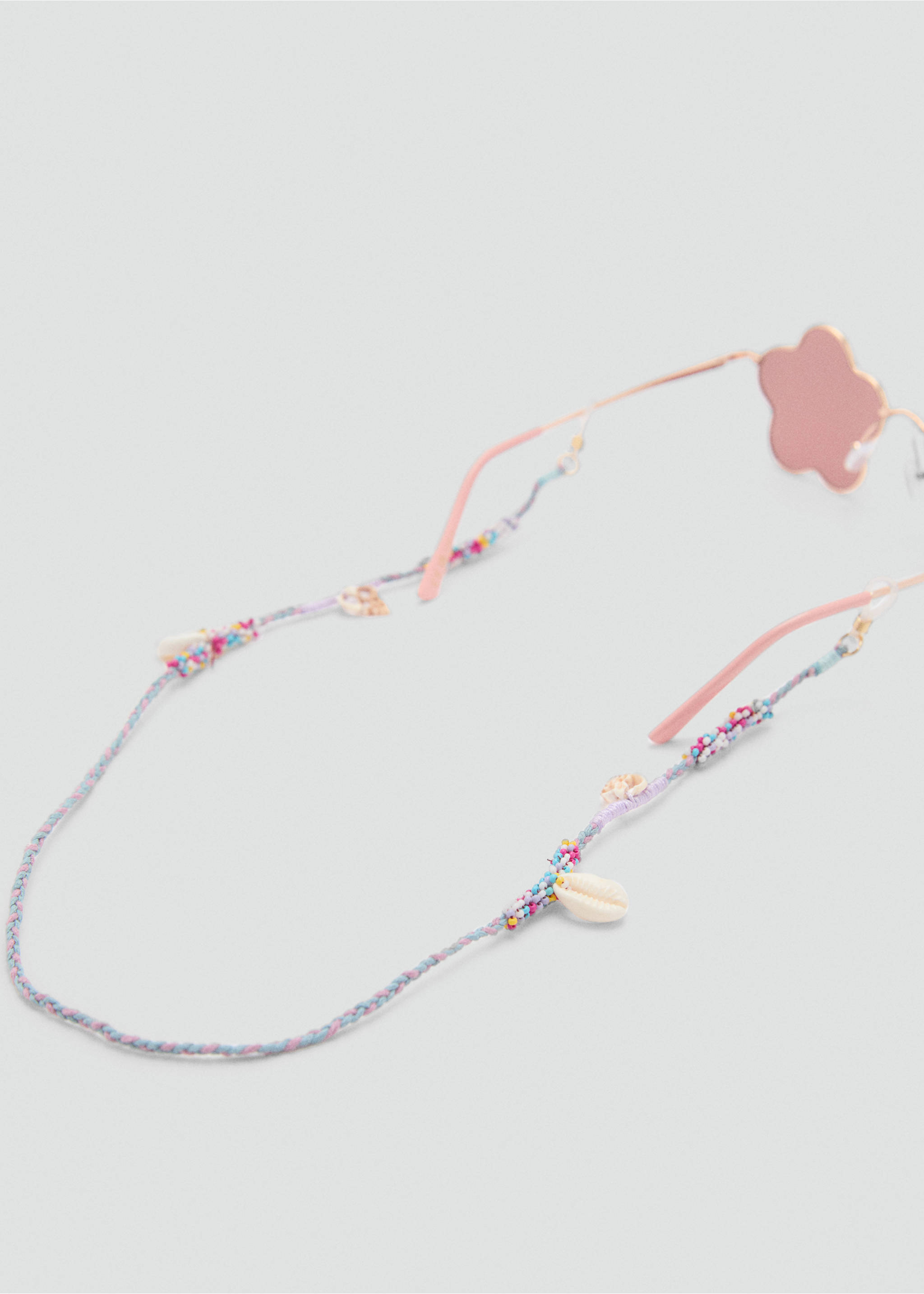 Glasses cord - Details of the article 1, Lilac. Ref: 87024403-00.