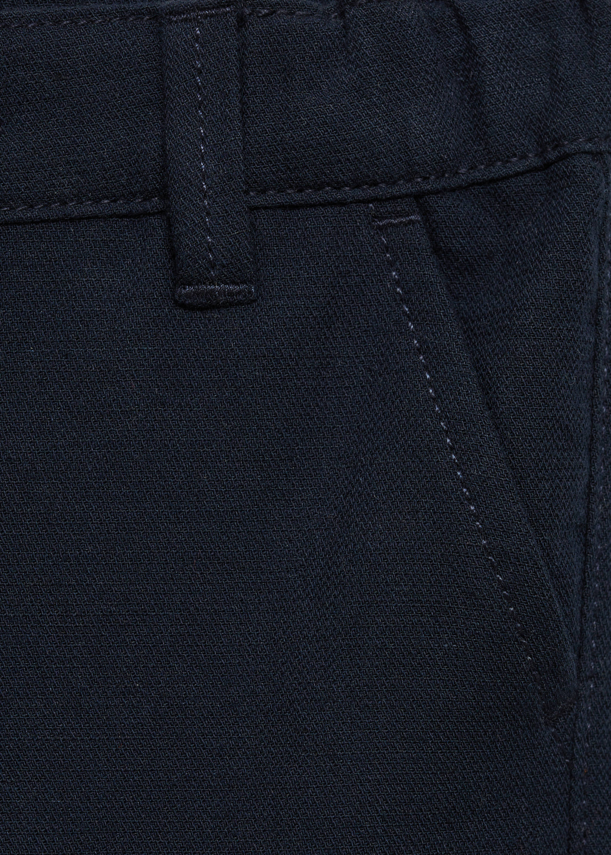 Contrast waistband chinos - Details of the article 8