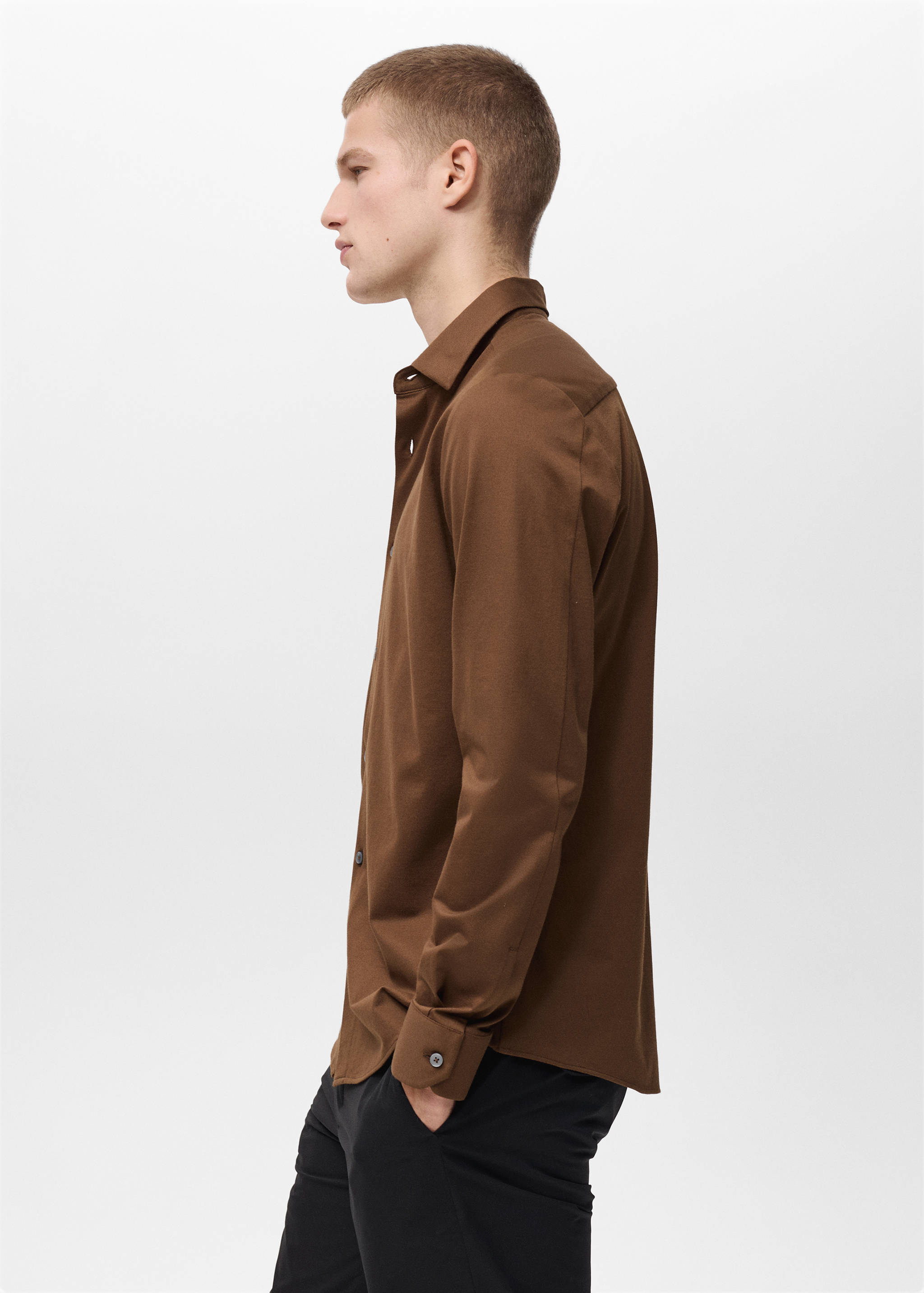 Chemise comfort stretch non-iron - Détail de l'article 2