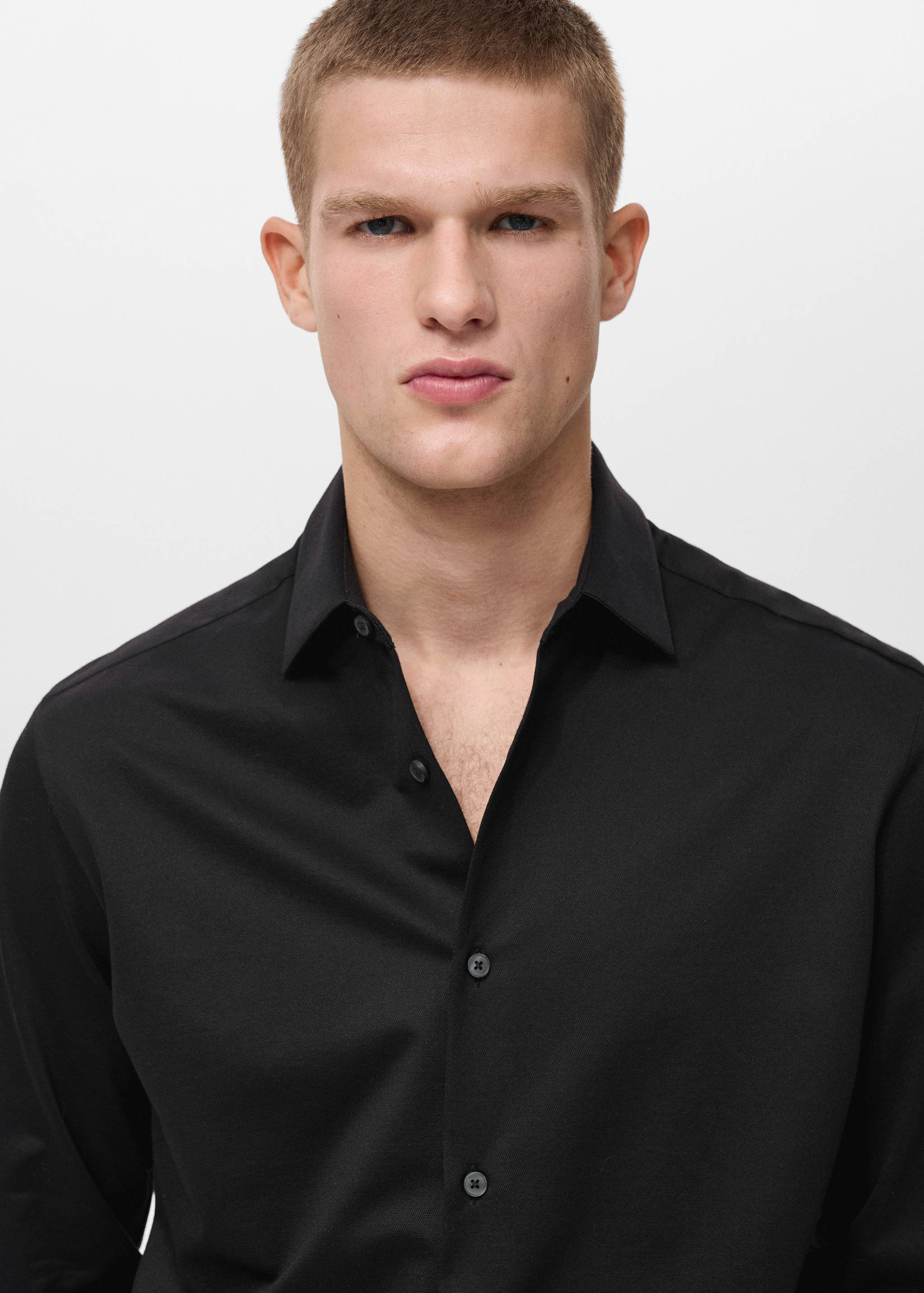 Chemise comfort stretch non-iron - Détail de l'article 1