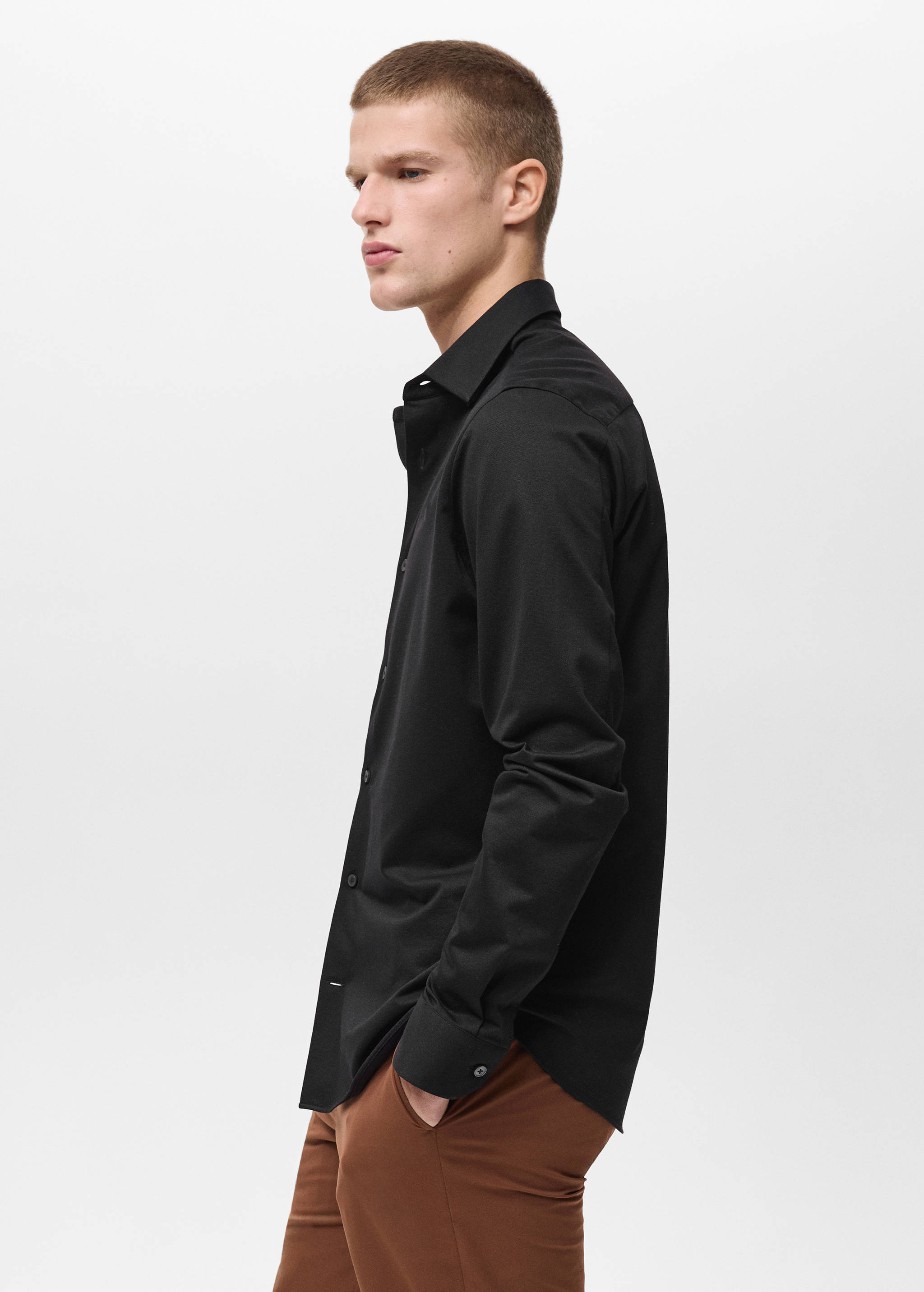 Chemise comfort stretch non-iron - Détail de l'article 2