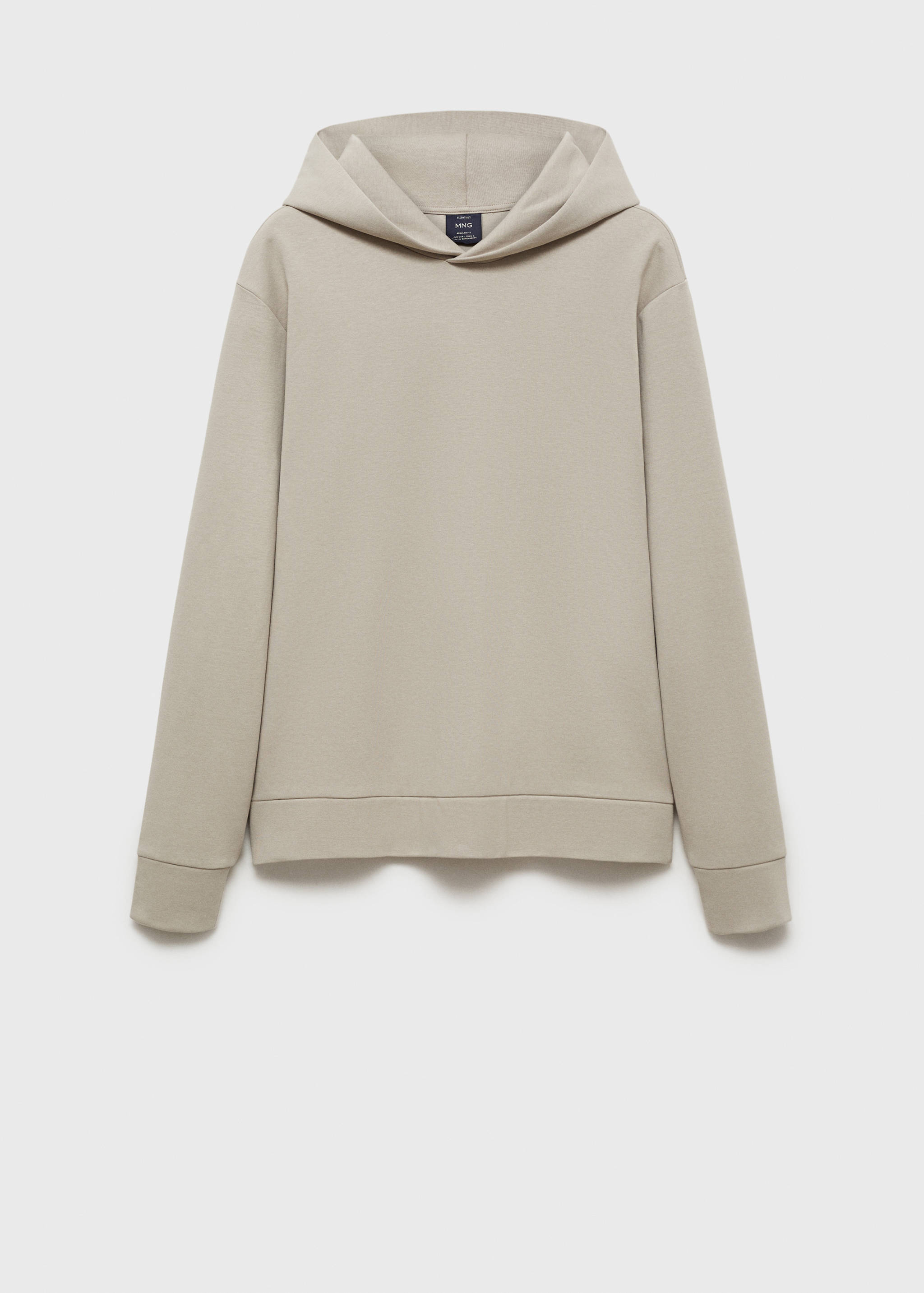 常规版型棉质连帽卫衣 - null