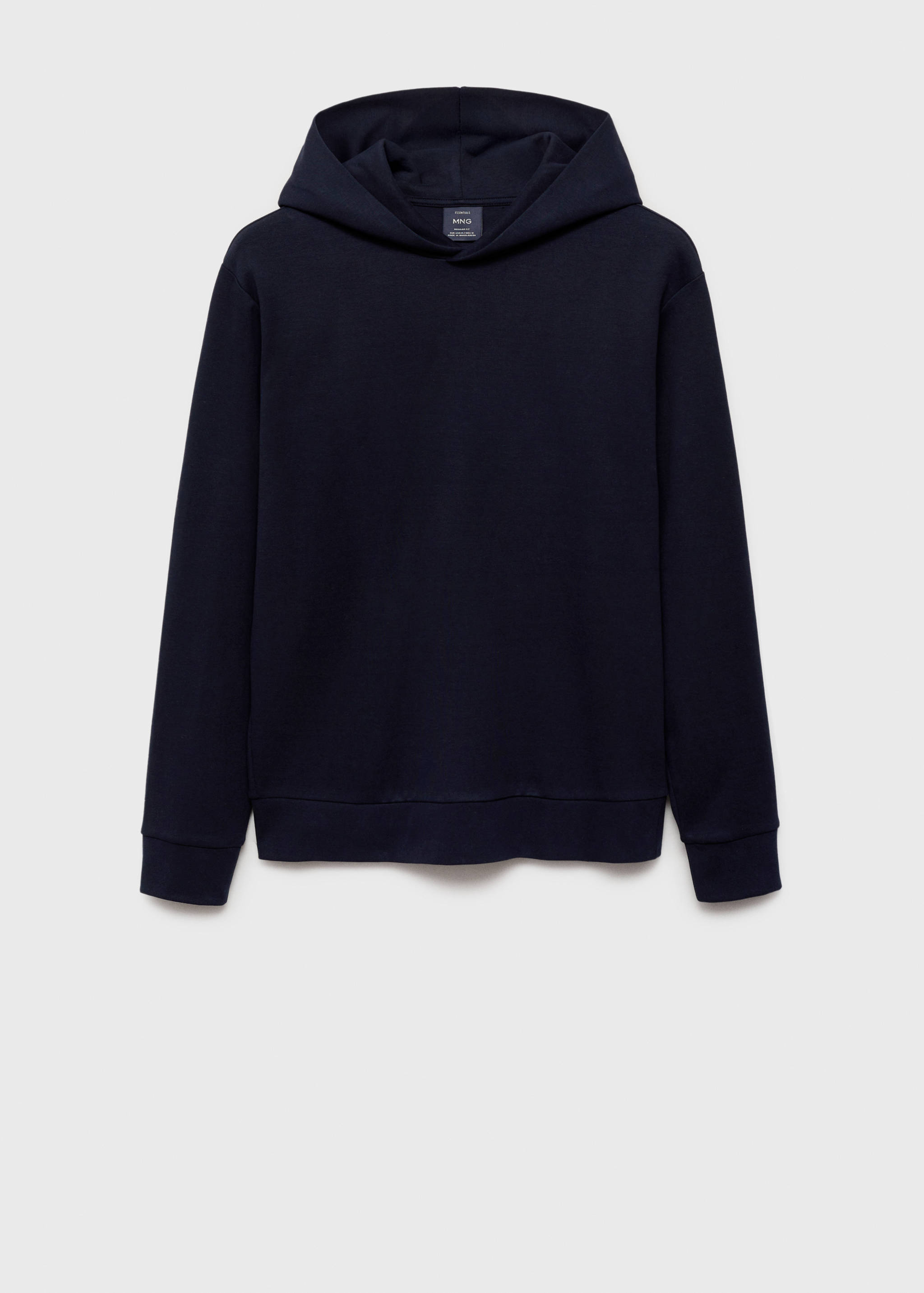 Regular-fit cotton hoodie - Article without model
