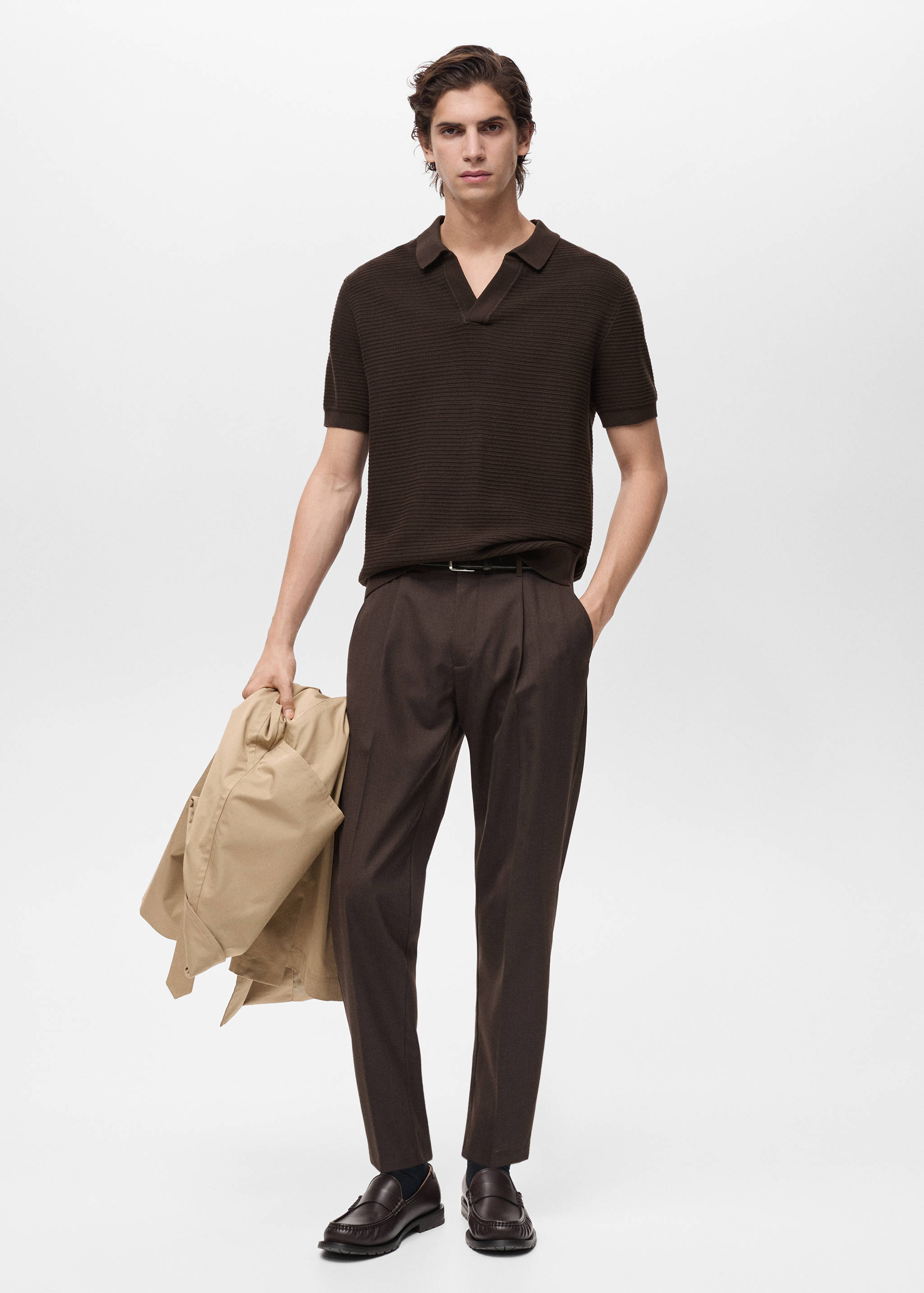 Polo 100% cotó punt estructura - Pla general