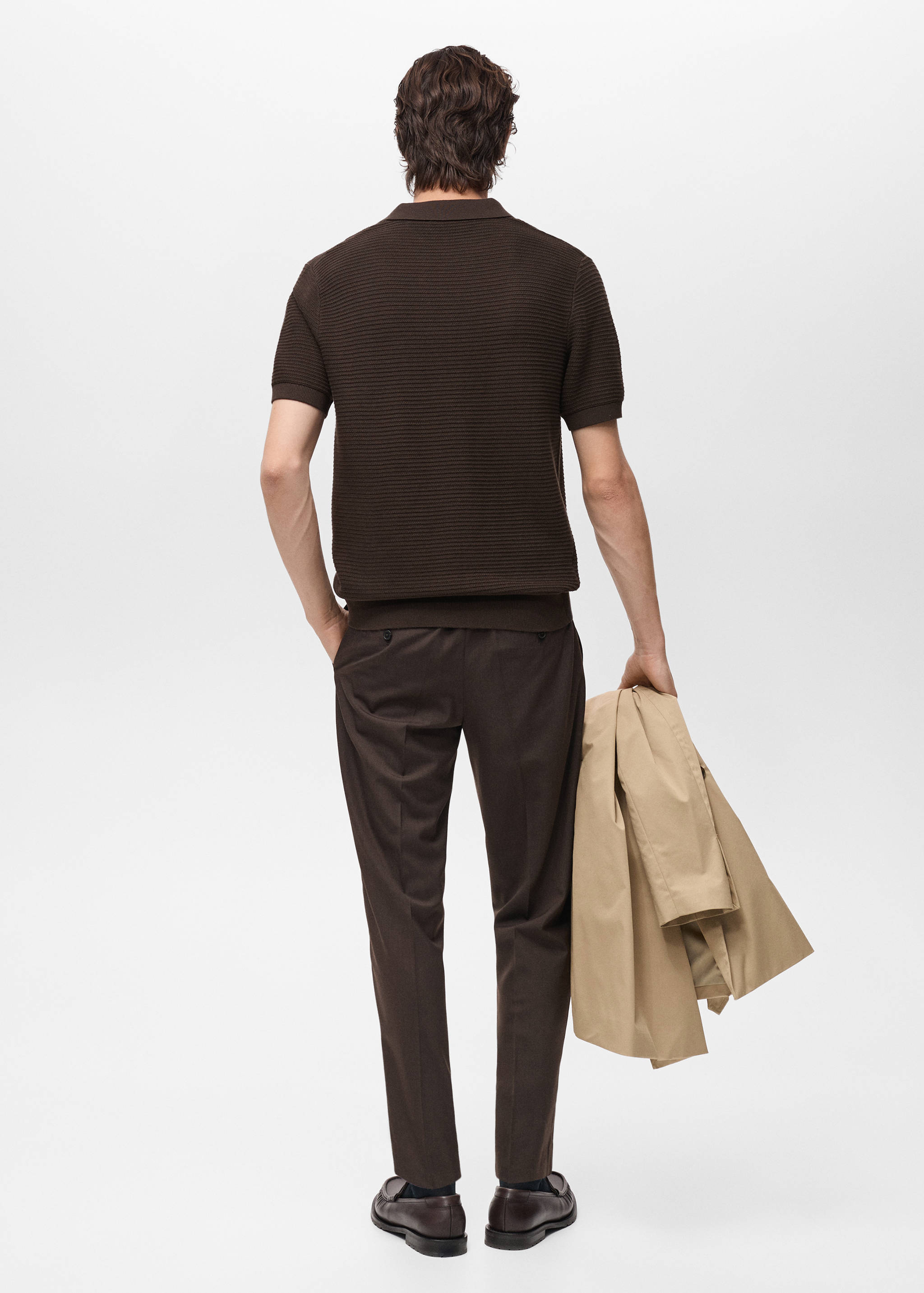 Polo 100% cotó punt estructura - Revers de l'article