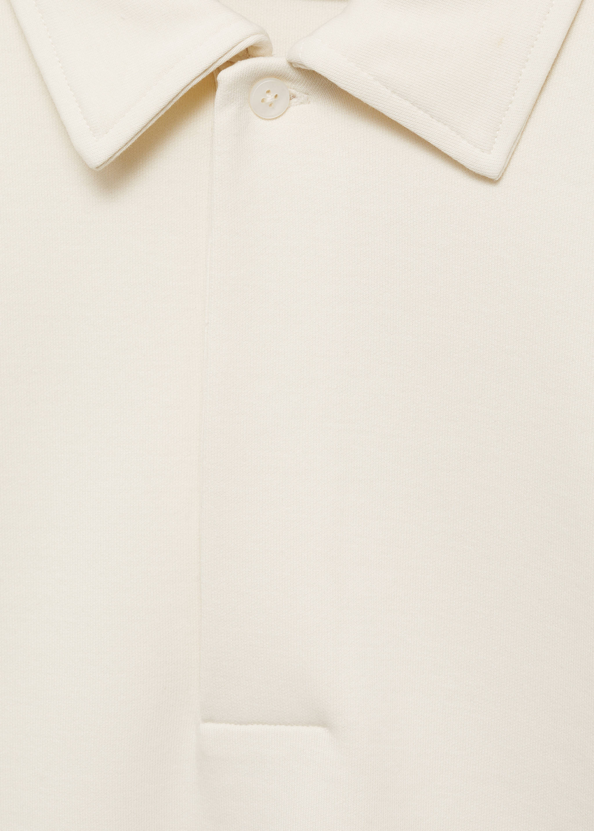 Regular-fit cotton polo sweatshirt - Details of the article 8