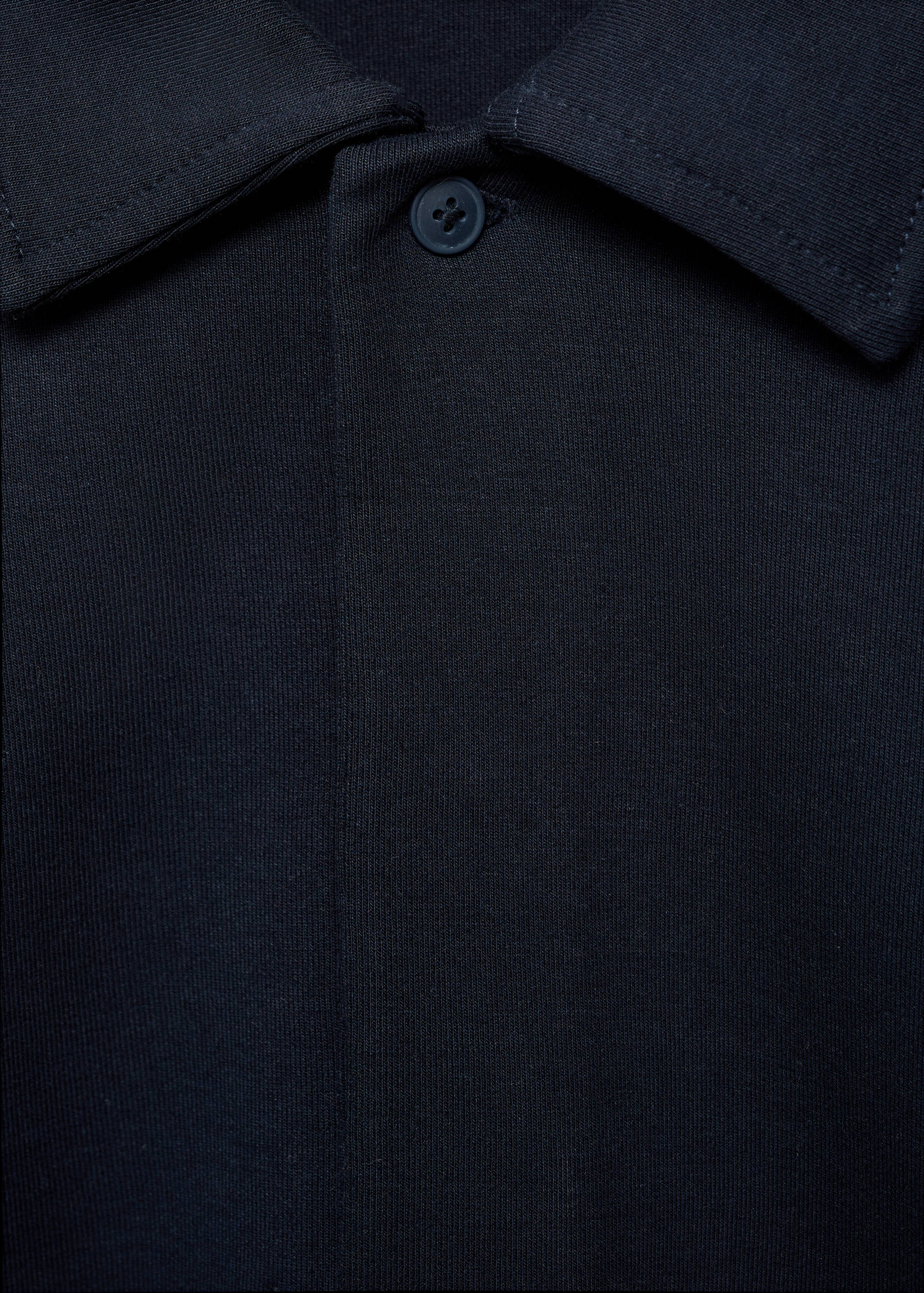 Regular-fit cotton polo sweatshirt - Details of the article 8