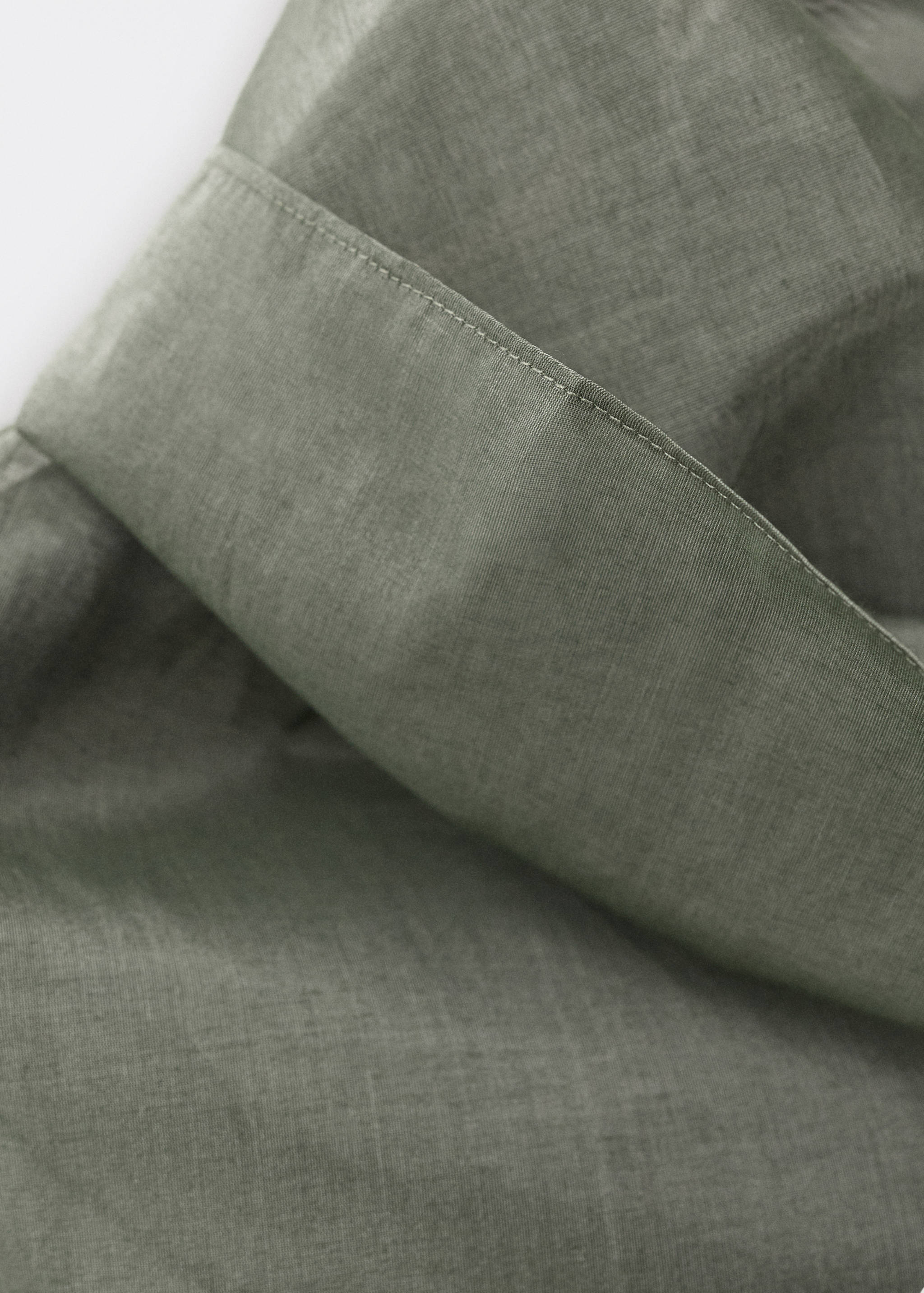 Silk blouse with asymmetrical neckline - Details of the article 0