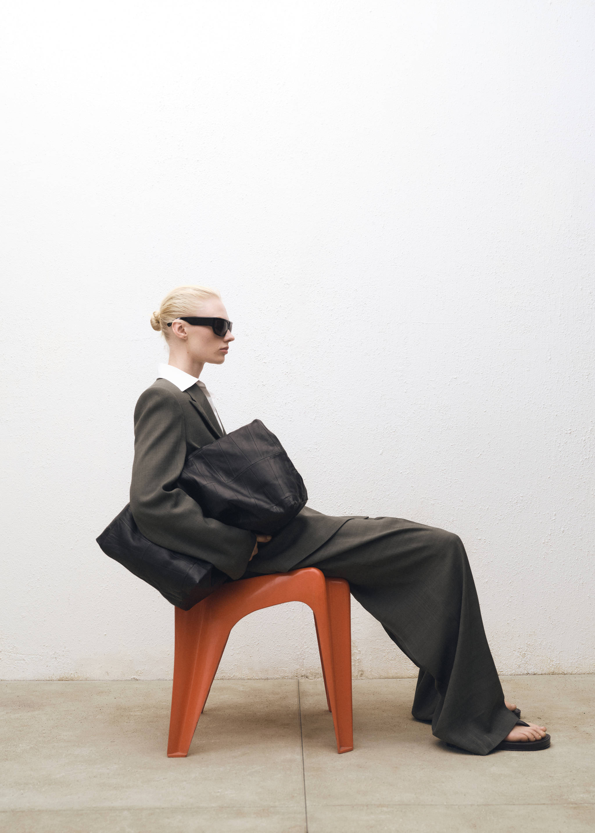 Pantalón traje pinzas cinturón - Detalle del artículo 6